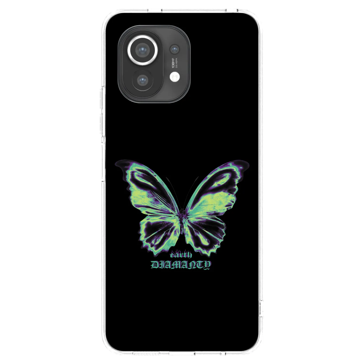 Picasee silikonski prozorni ovitek za Xiaomi Mi 11 - Diamanty Blue