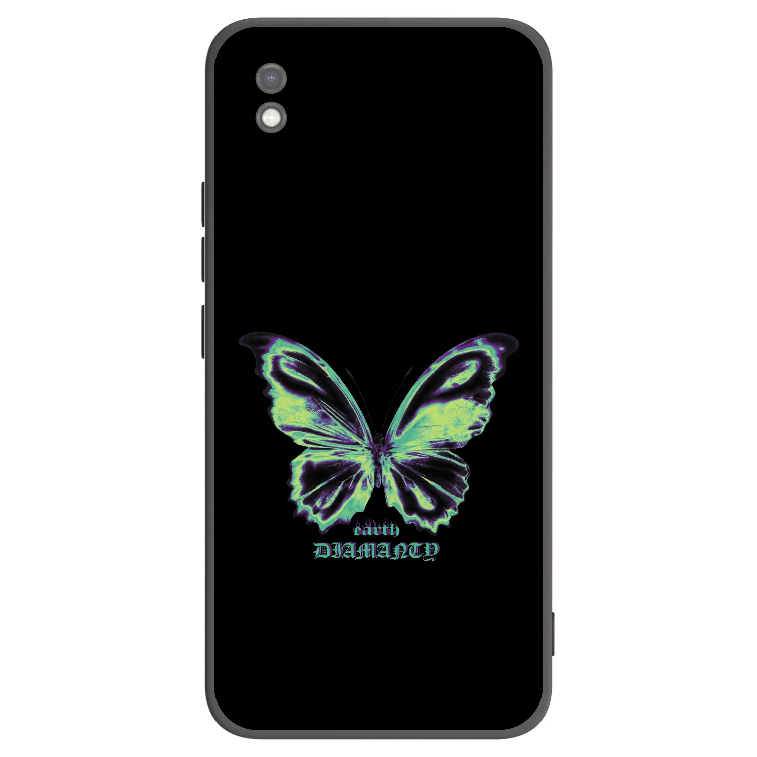 Picasee silikonski črni ovitek za Xiaomi Redmi 9AT - Diamanty Blue