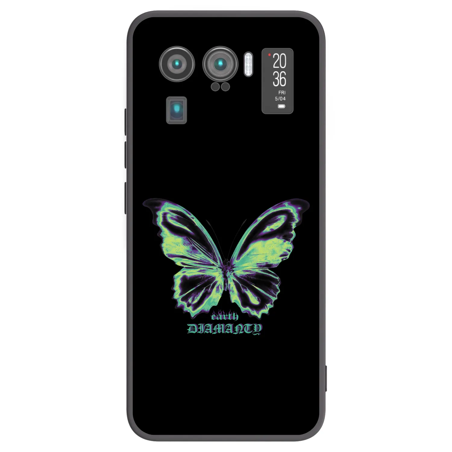 Picasee silikonski črni ovitek za Xiaomi Mi 11 Ultra - Diamanty Blue
