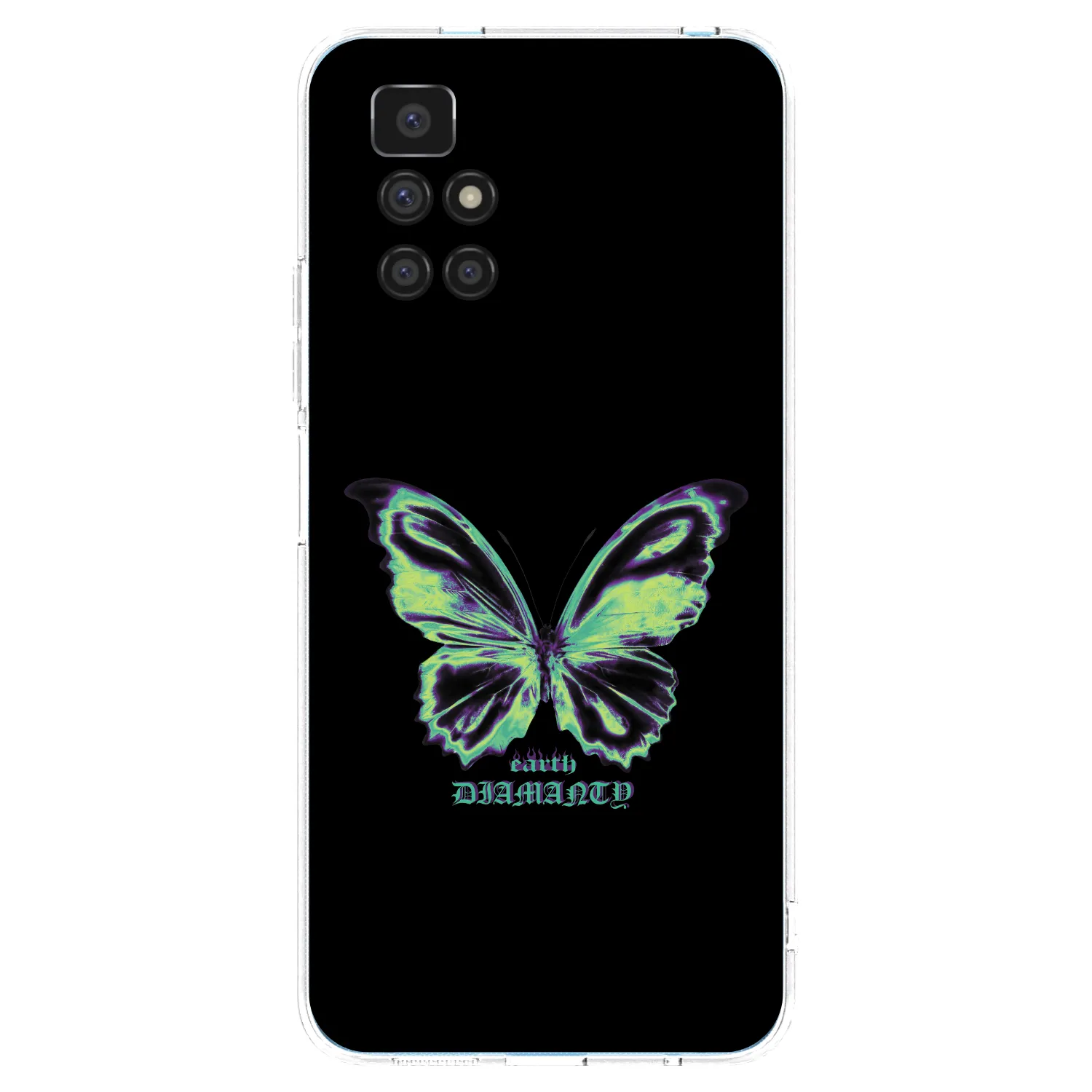 Picasee silikonski prozorni ovitek za Xiaomi Redmi 10 - Diamanty Blue
