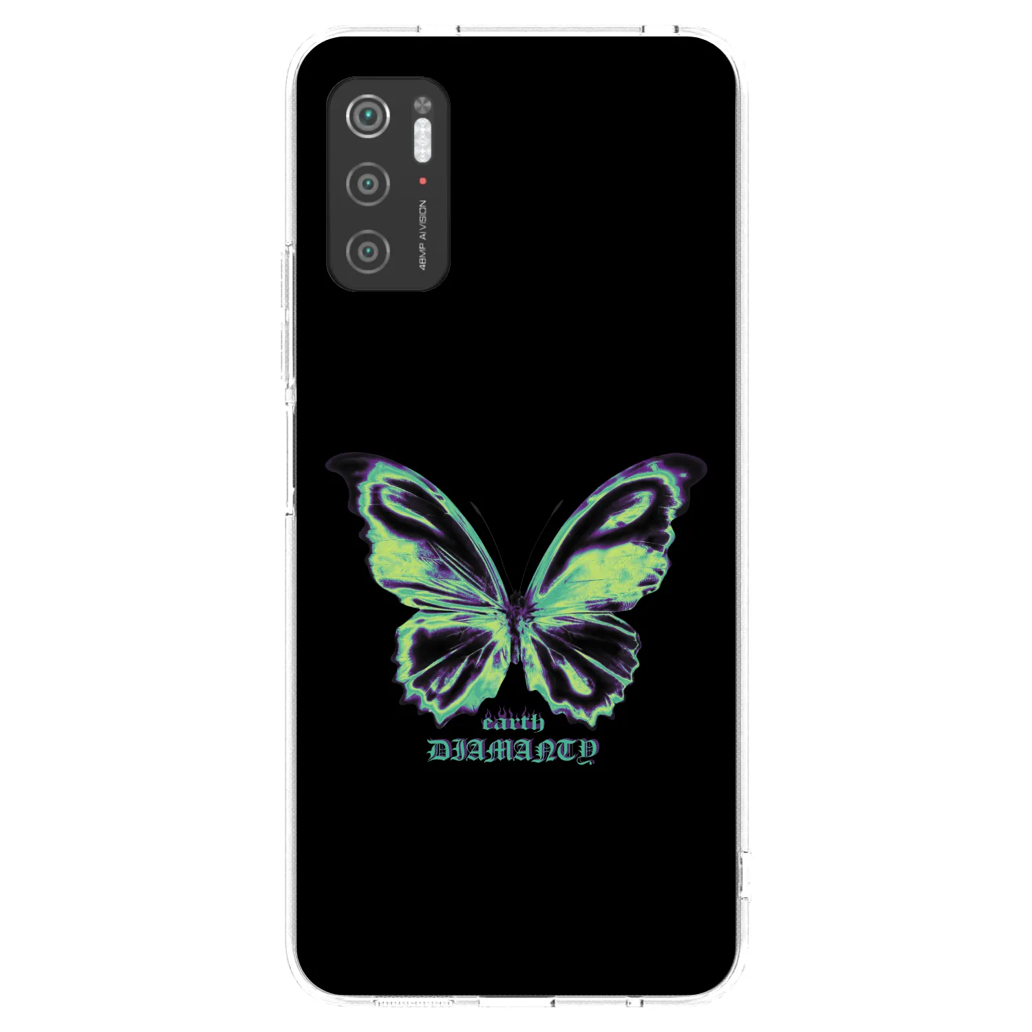 Picasee silikonski prozorni ovitek za Xiaomi Poco M3 Pro 5G - Diamanty Blue