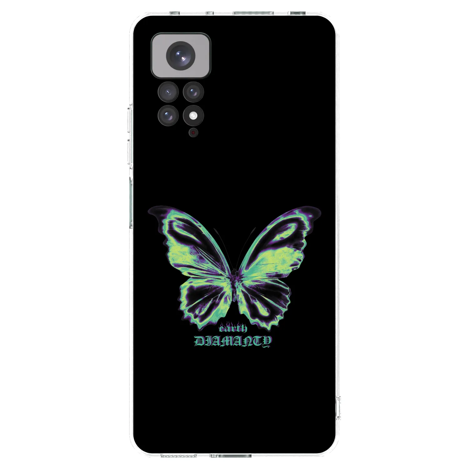 Picasee silikonski prozorni ovitek za Xiaomi Redmi Note 11 - Diamanty Blue