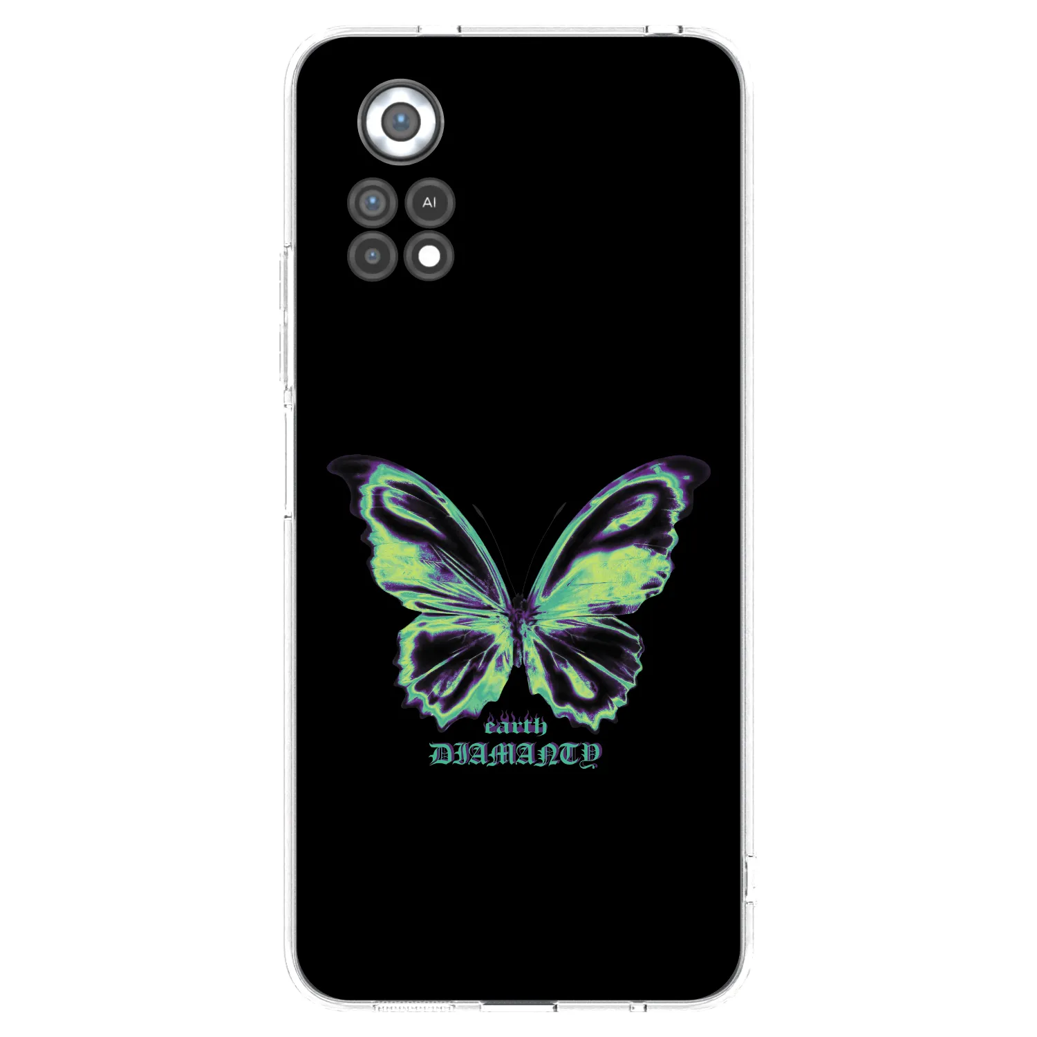 Picasee silikonski prozorni ovitek za Xiaomi Poco X4 Pro 5G - Diamanty Blue