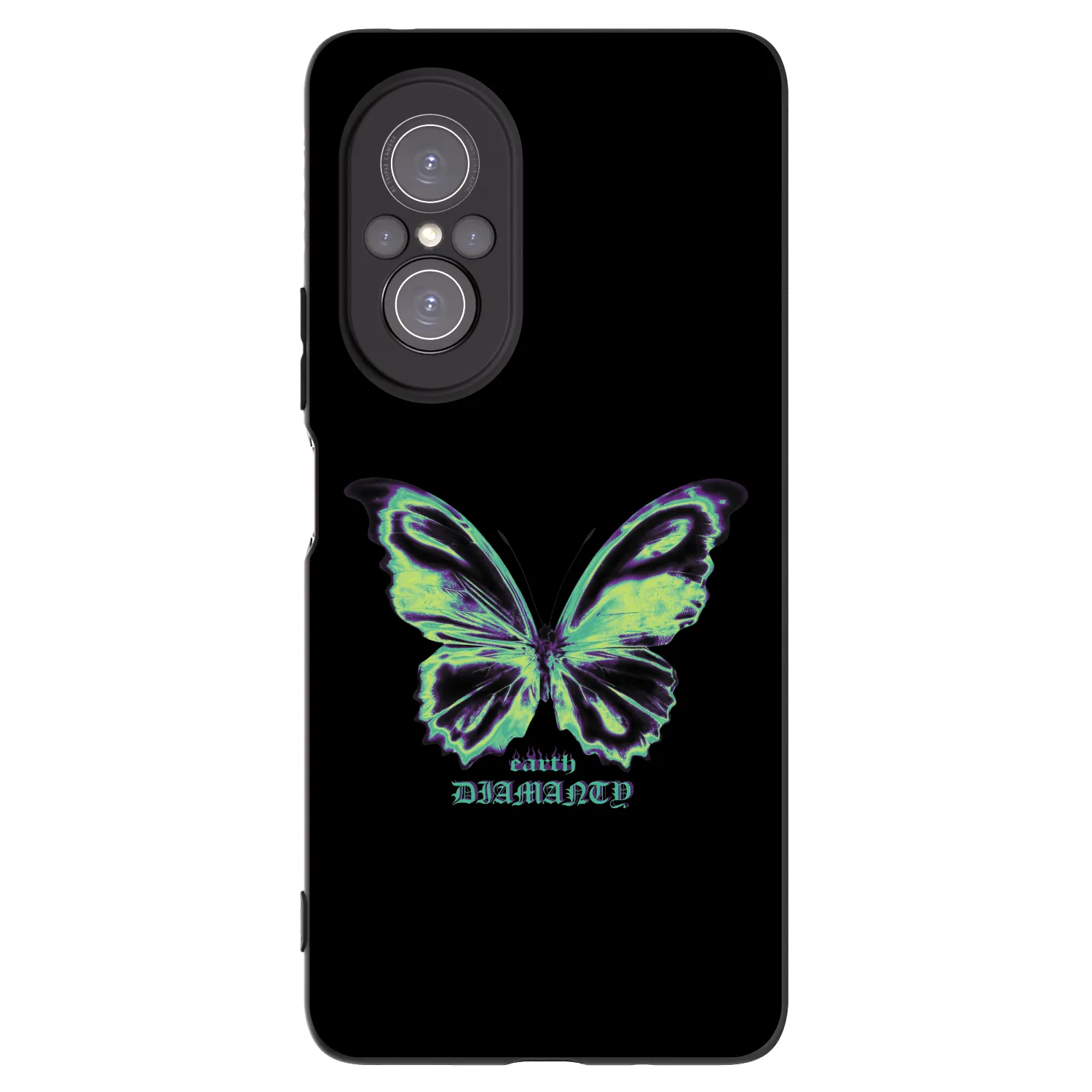 Picasee silikonski črni ovitek za Huawei Nova 9 SE - Diamanty Blue