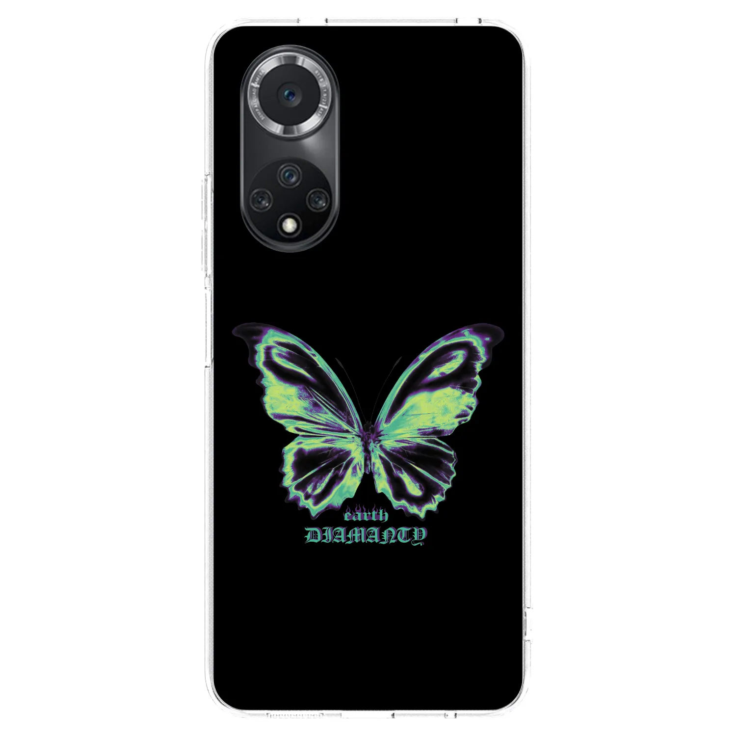Picasee silikonski prozorni ovitek za Huawei Nova 9 SE - Diamanty Blue