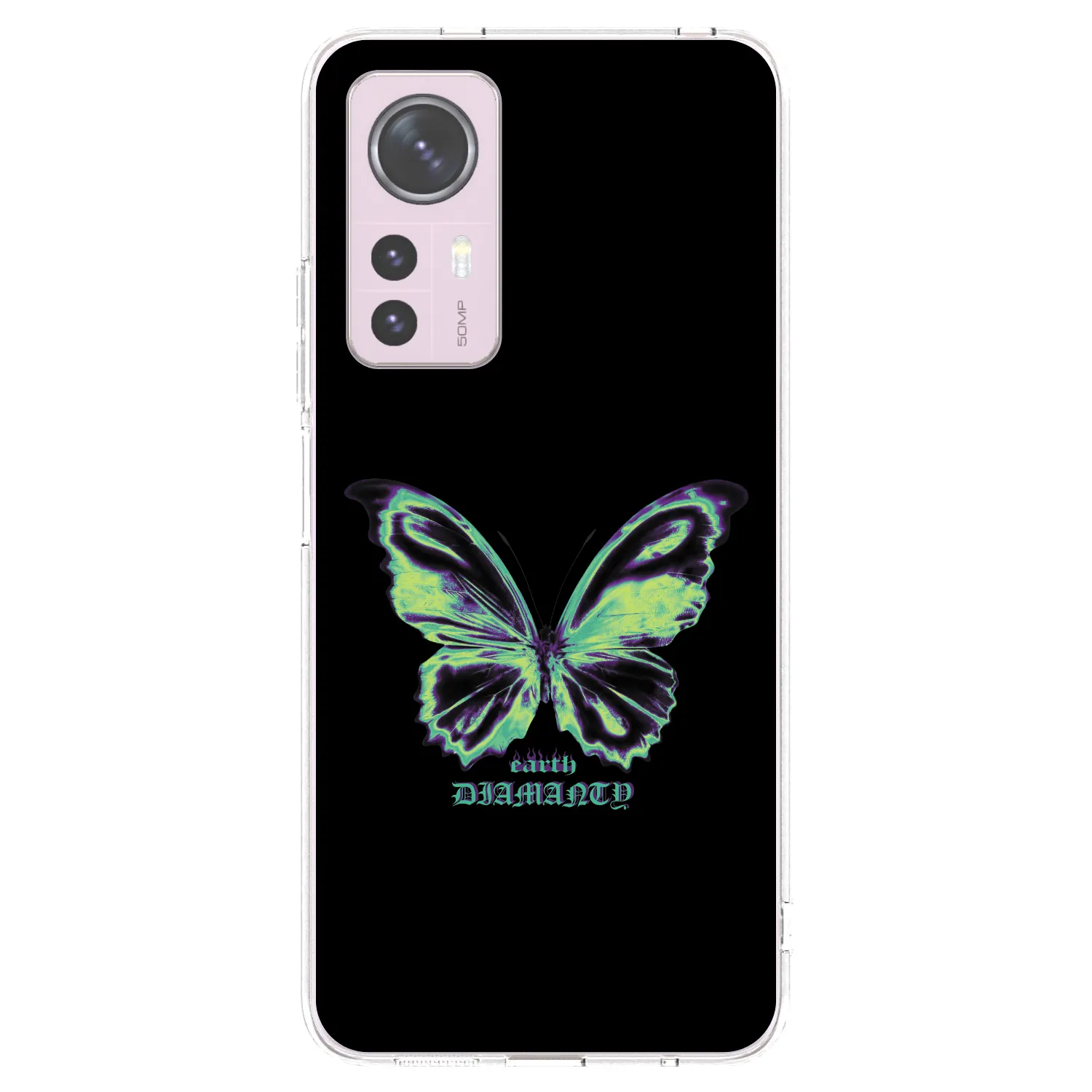 Picasee silikonski prozorni ovitek za Xiaomi 12 - Diamanty Blue