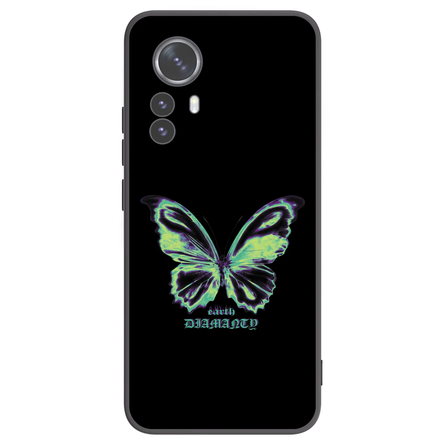 Picasee silikonski črni ovitek za Xiaomi 12 Pro - Diamanty Blue
