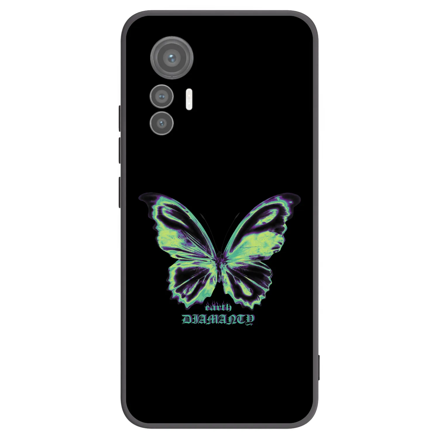 Picasee silikonski črni ovitek za Xiaomi 12 Lite - Diamanty Blue