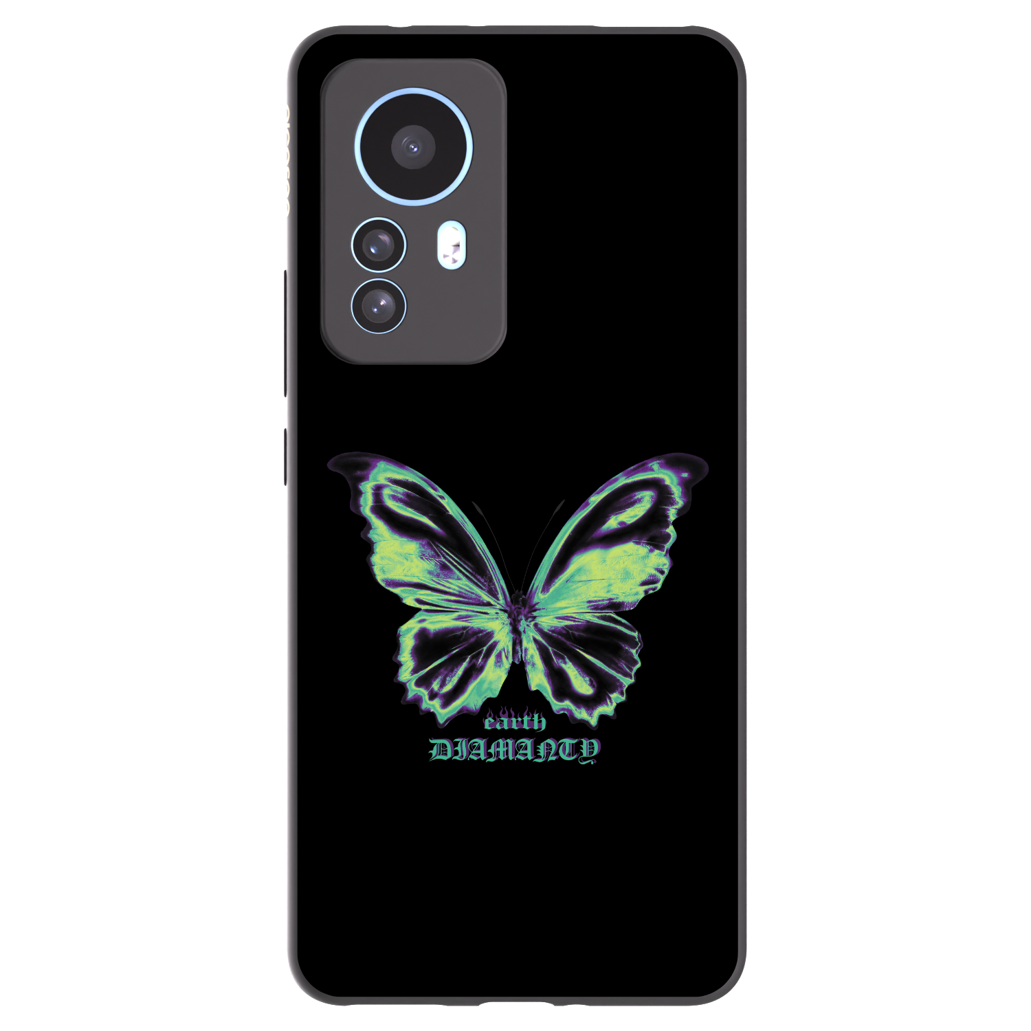 Picasee silikonski črni ovitek za Xiaomi 12T Pro - Diamanty Blue