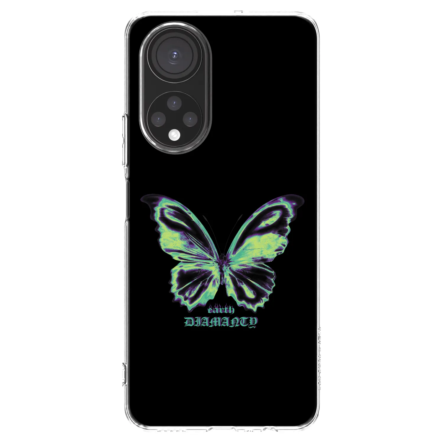 Picasee silikonski prozorni ovitek za Honor X7 - Diamanty Blue