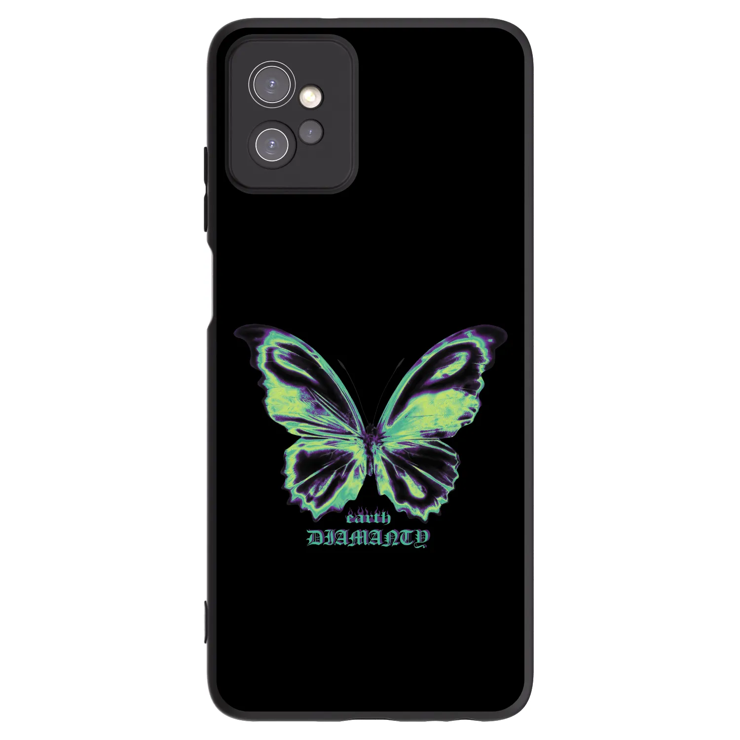Picasee silikonski črni ovitek za Motorola Moto G32 - Diamanty Blue