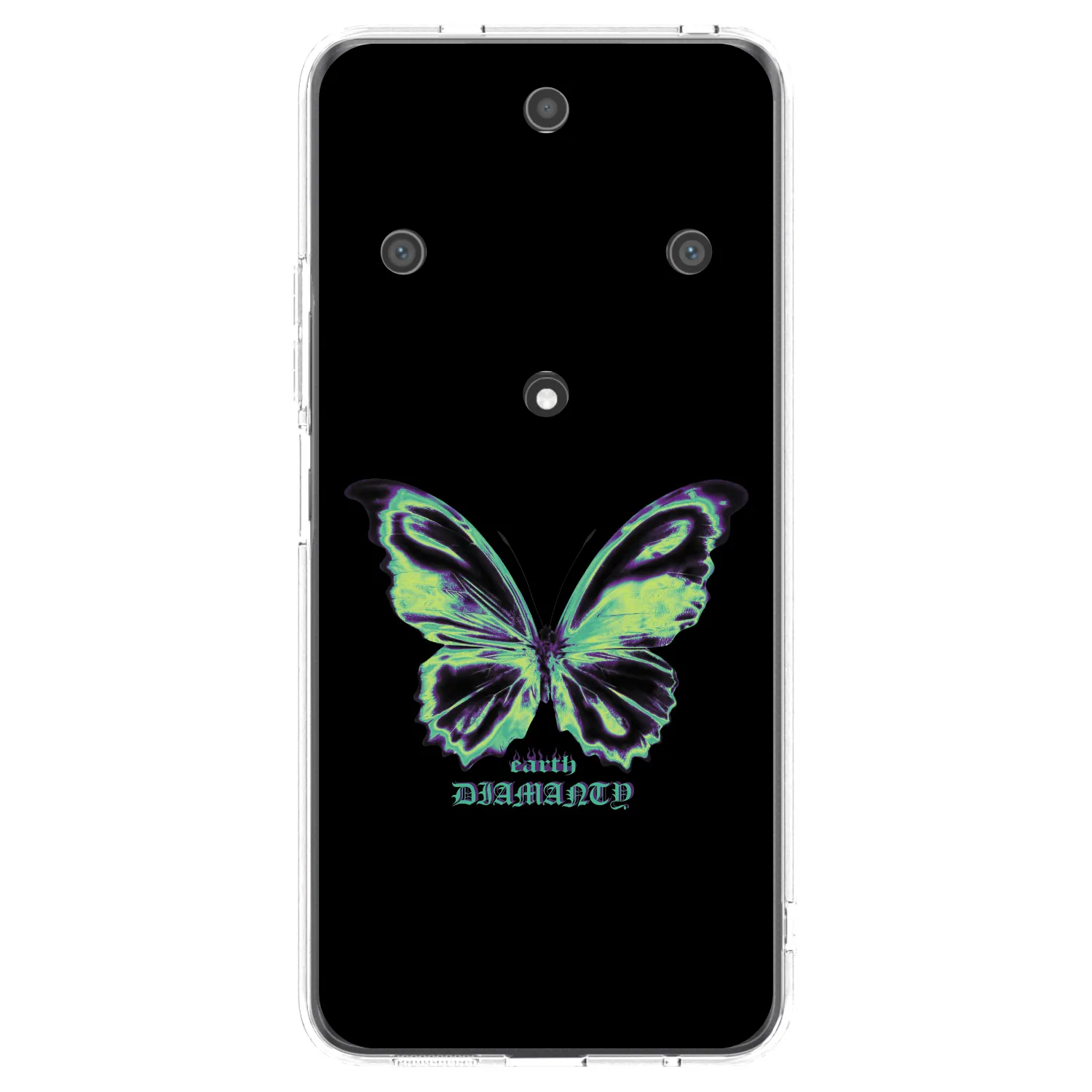 Picasee silikonski prozorni ovitek za Honor Magic5 Lite 5G - Diamanty Blue
