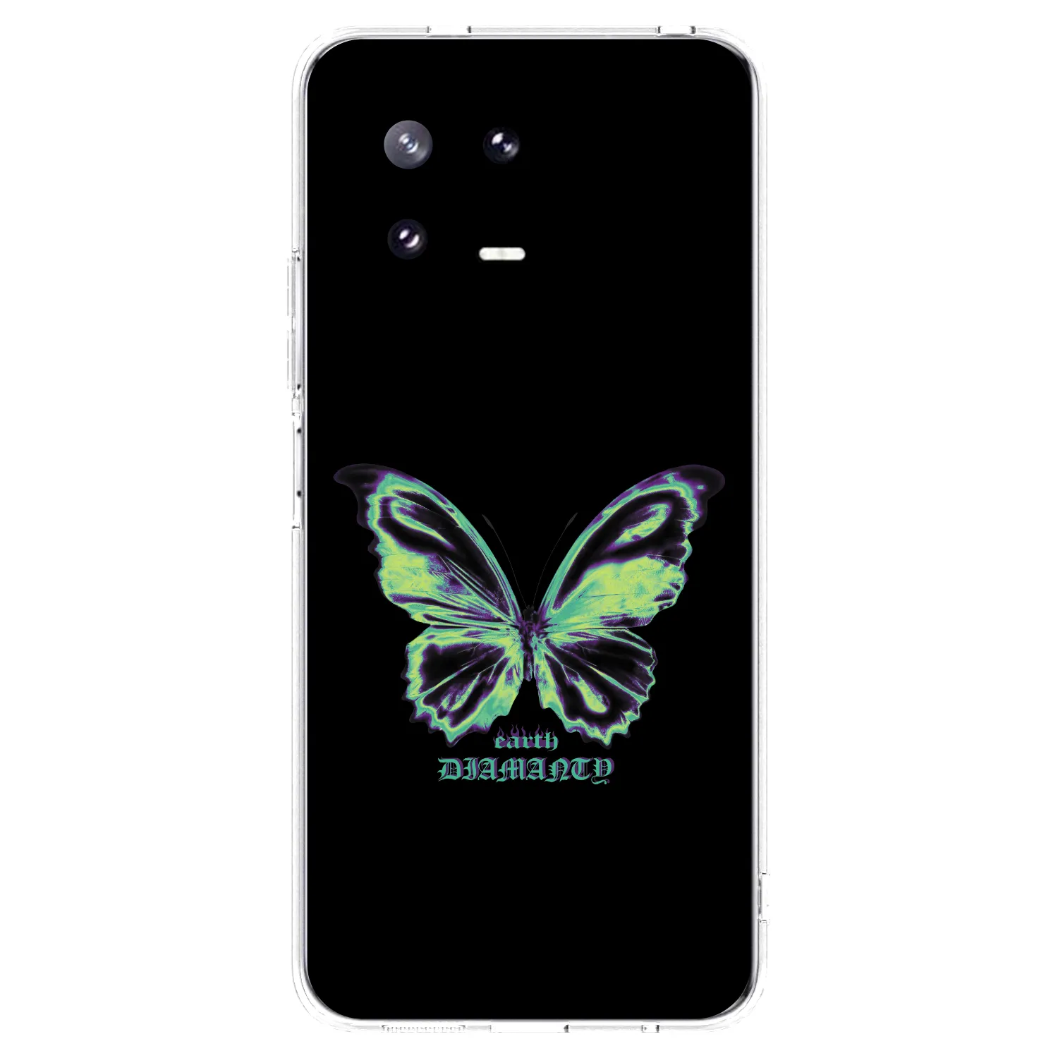 Picasee silikonski prozorni ovitek za Xiaomi 13 Pro - Diamanty Blue