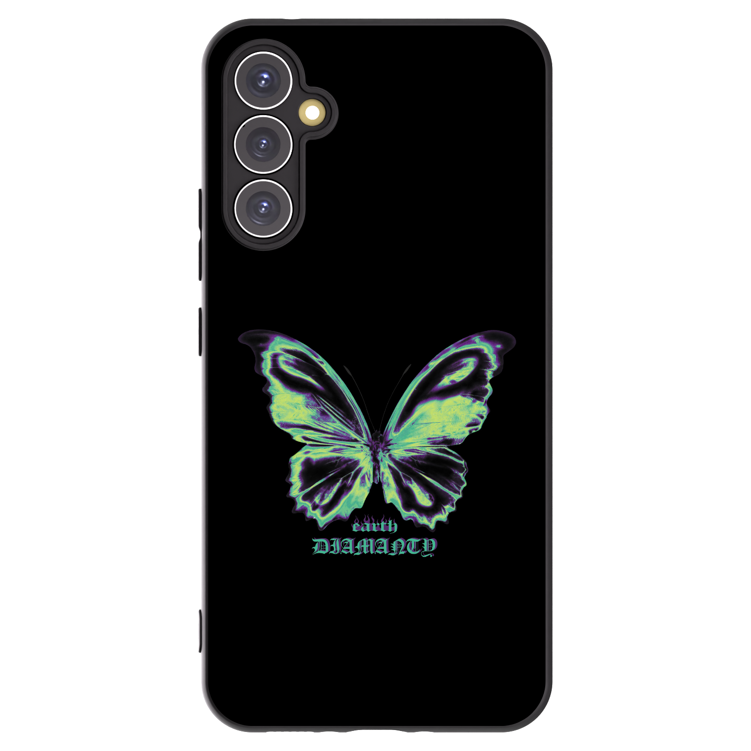 Picasee silikonski črni ovitek za Samsung Galaxy A34 5G A346B - Diamanty Blue