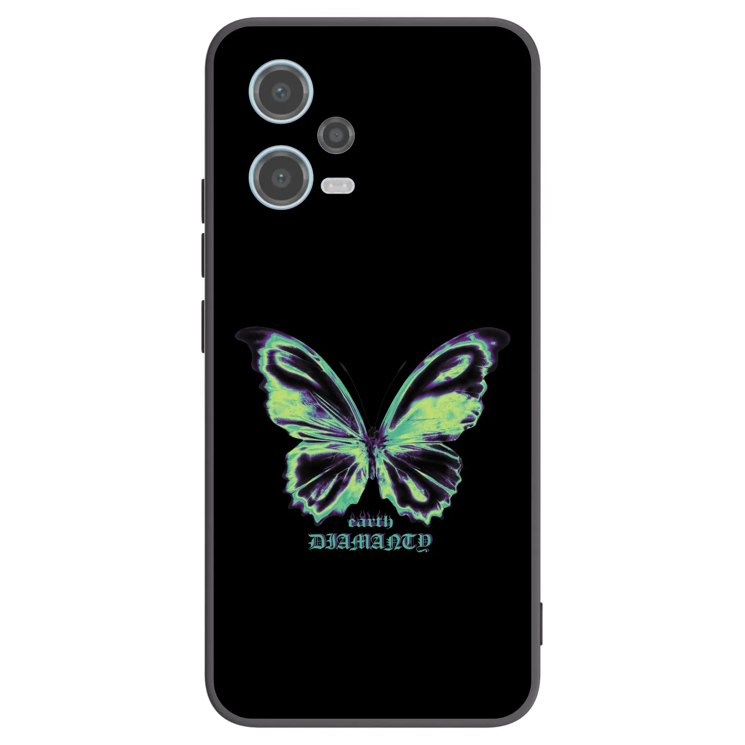Picasee silikonski črni ovitek za Xiaomi Redmi Note 12 5G - Diamanty Blue