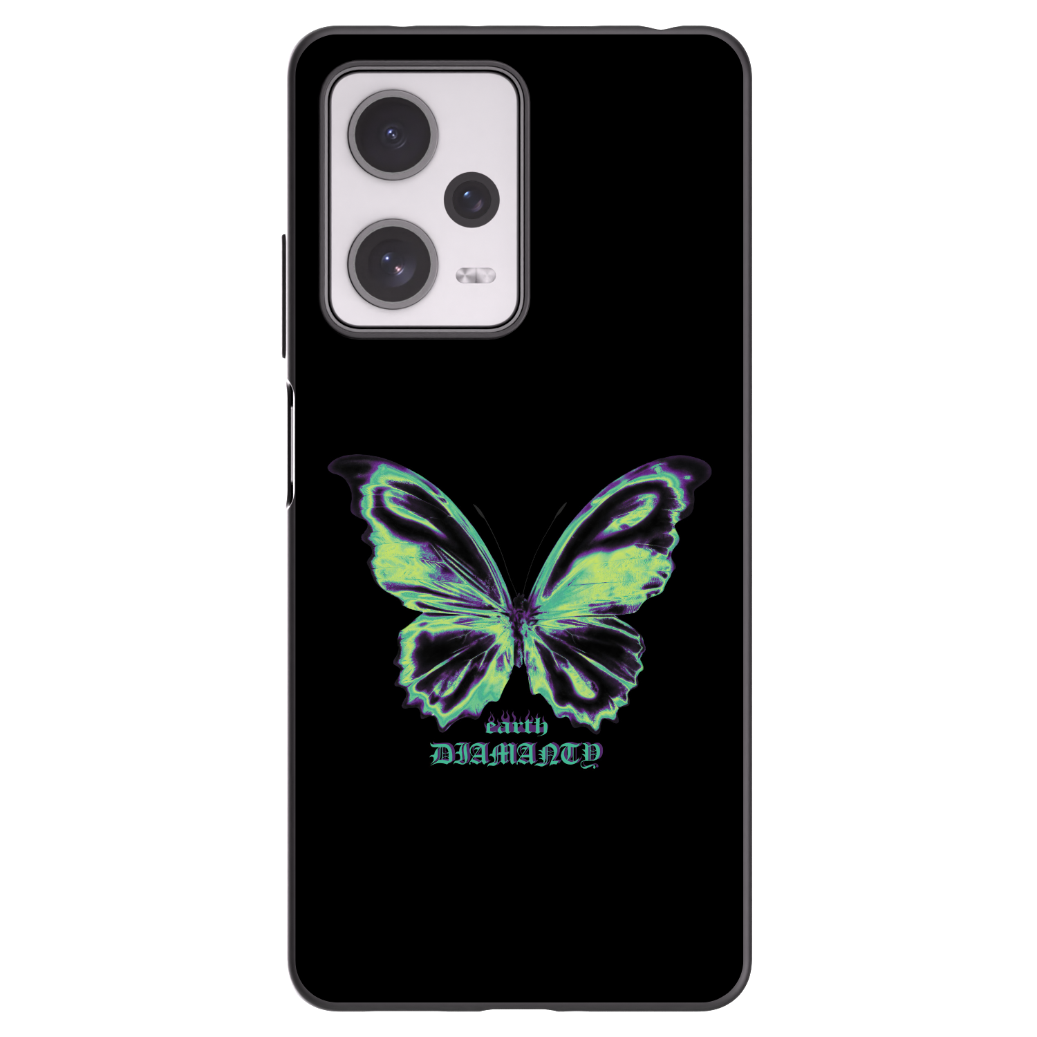 Picasee silikonski črni ovitek za Xiaomi Redmi Note 12 Pro+ 5G - Diamanty Blue