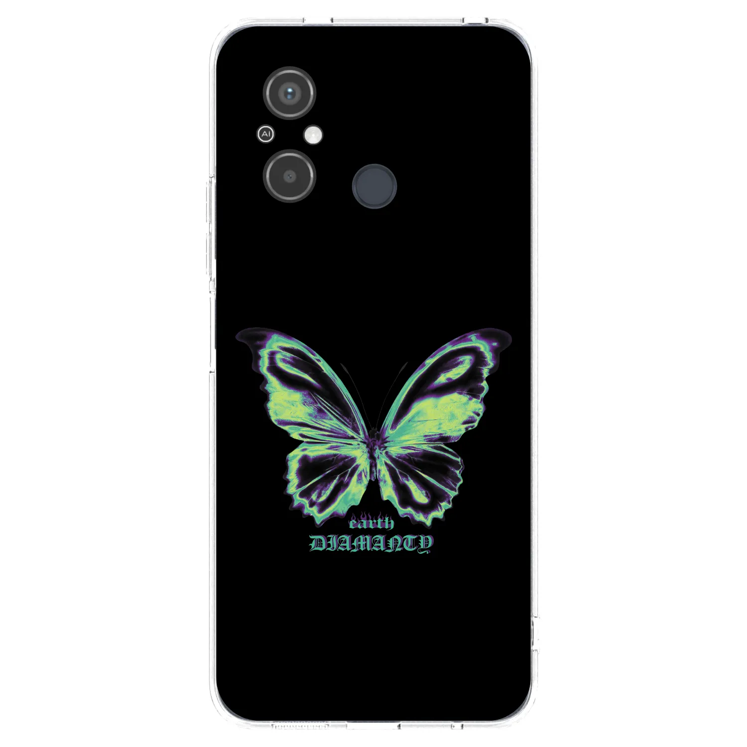 Picasee silikonski prozorni ovitek za Xiaomi Redmi 12C - Diamanty Blue