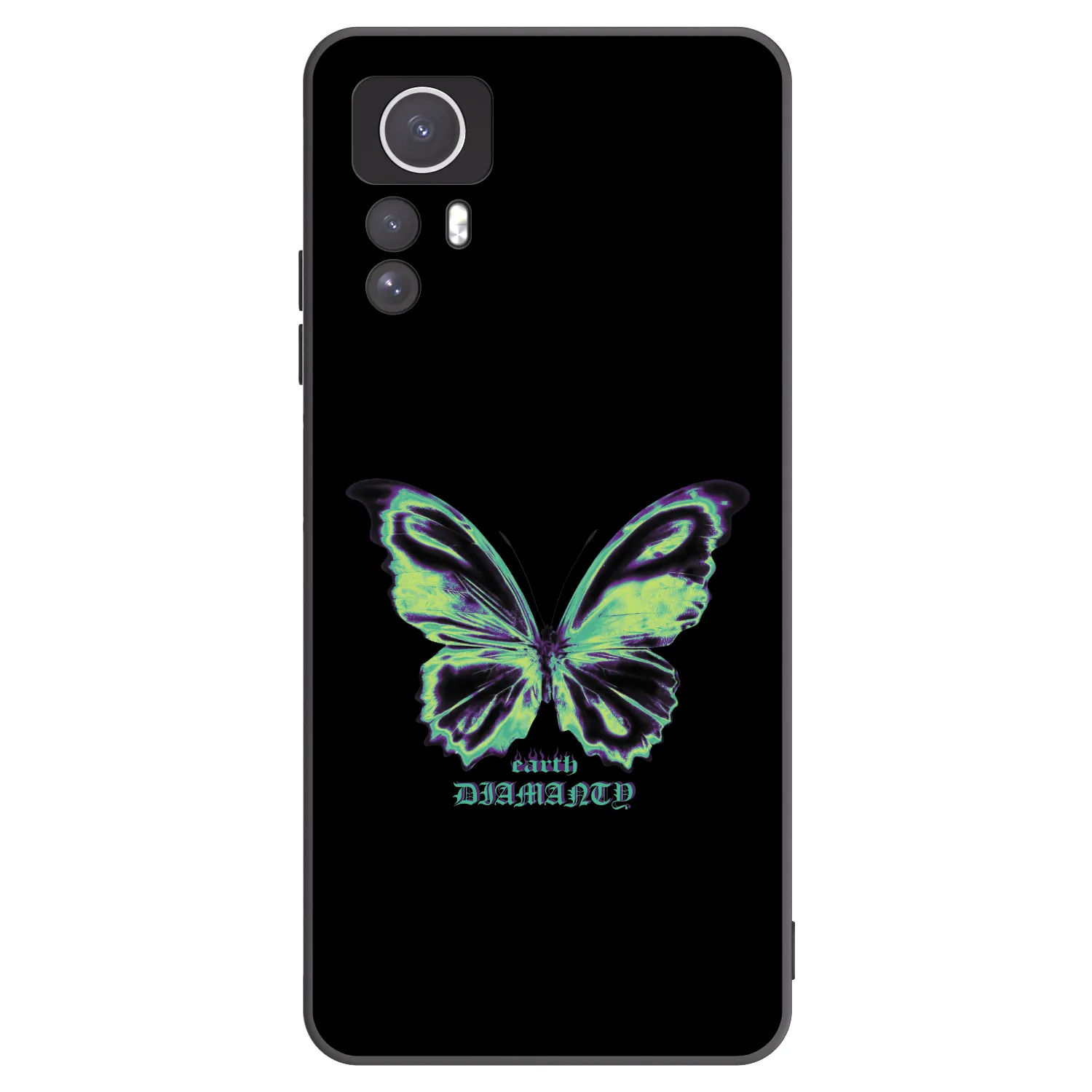 Picasee silikonski črni ovitek za Xiaomi Redmi Note 12S - Diamanty Blue