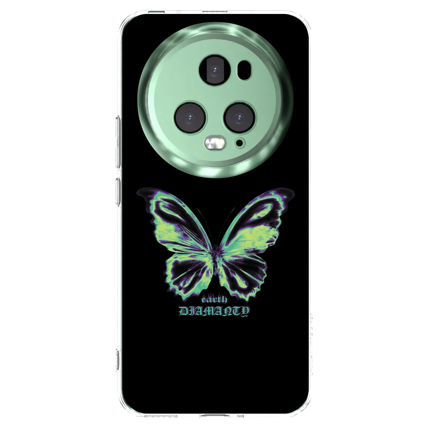 Picasee silikonski prozorni ovitek za Honor Magic5 Pro - Diamanty Blue