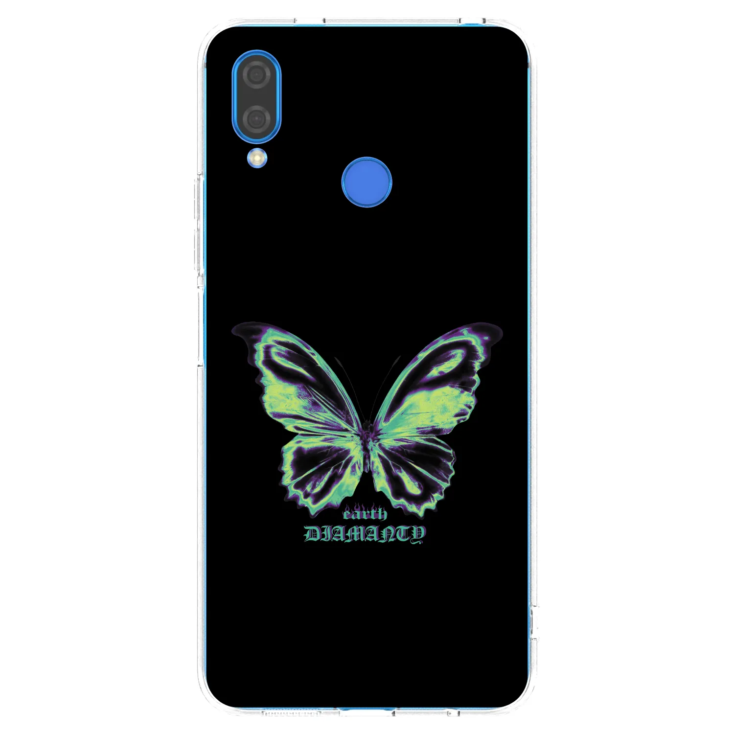 Picasee silikonski prozorni ovitek za Huawei Nova 3 - Diamanty Blue