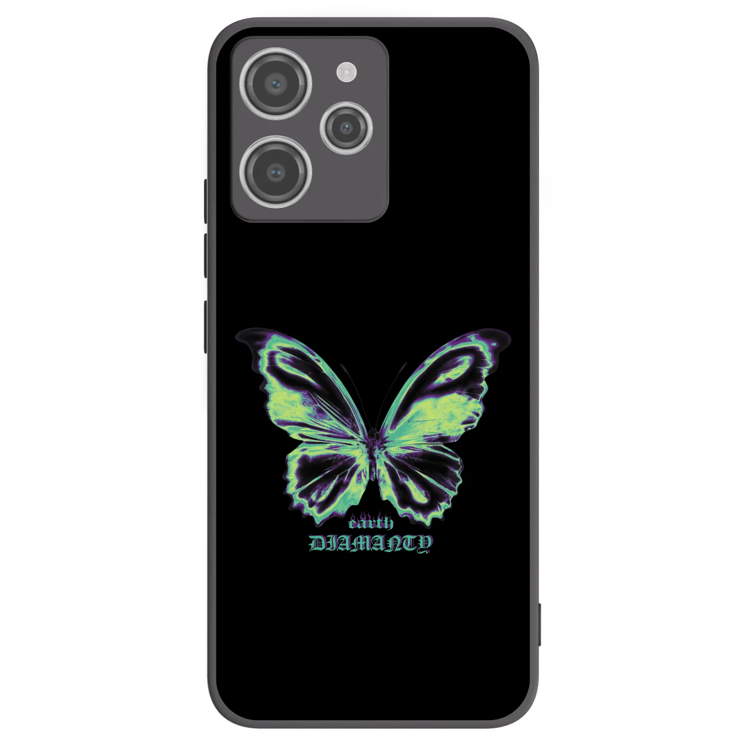 Picasee silikonski črni ovitek za Xiaomi Redmi 12 4G - Diamanty Blue
