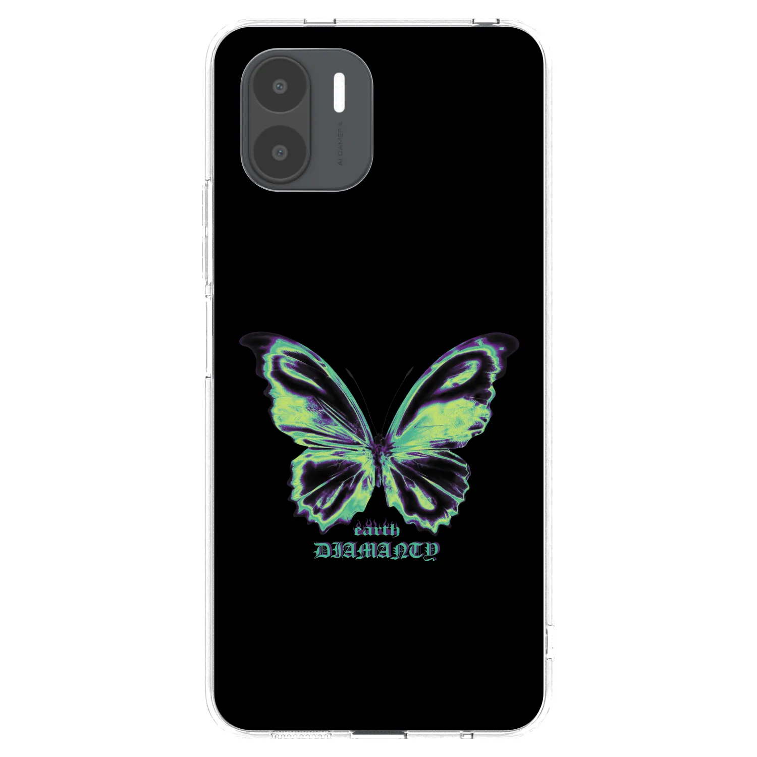 Picasee silikonski prozorni ovitek za Xiaomi Redmi A2 - Diamanty Blue