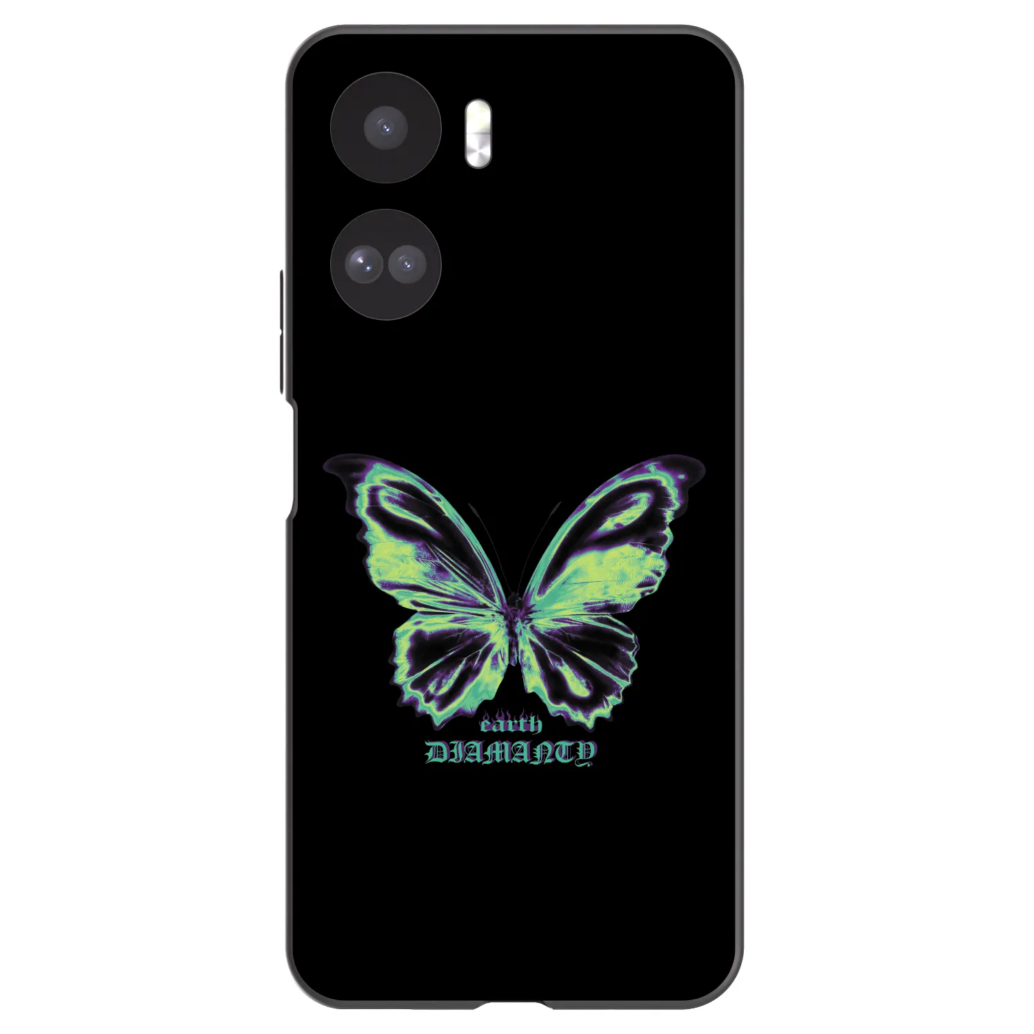 Picasee silikonski črni ovitek za Honor 90 Lite 5G - Diamanty Blue