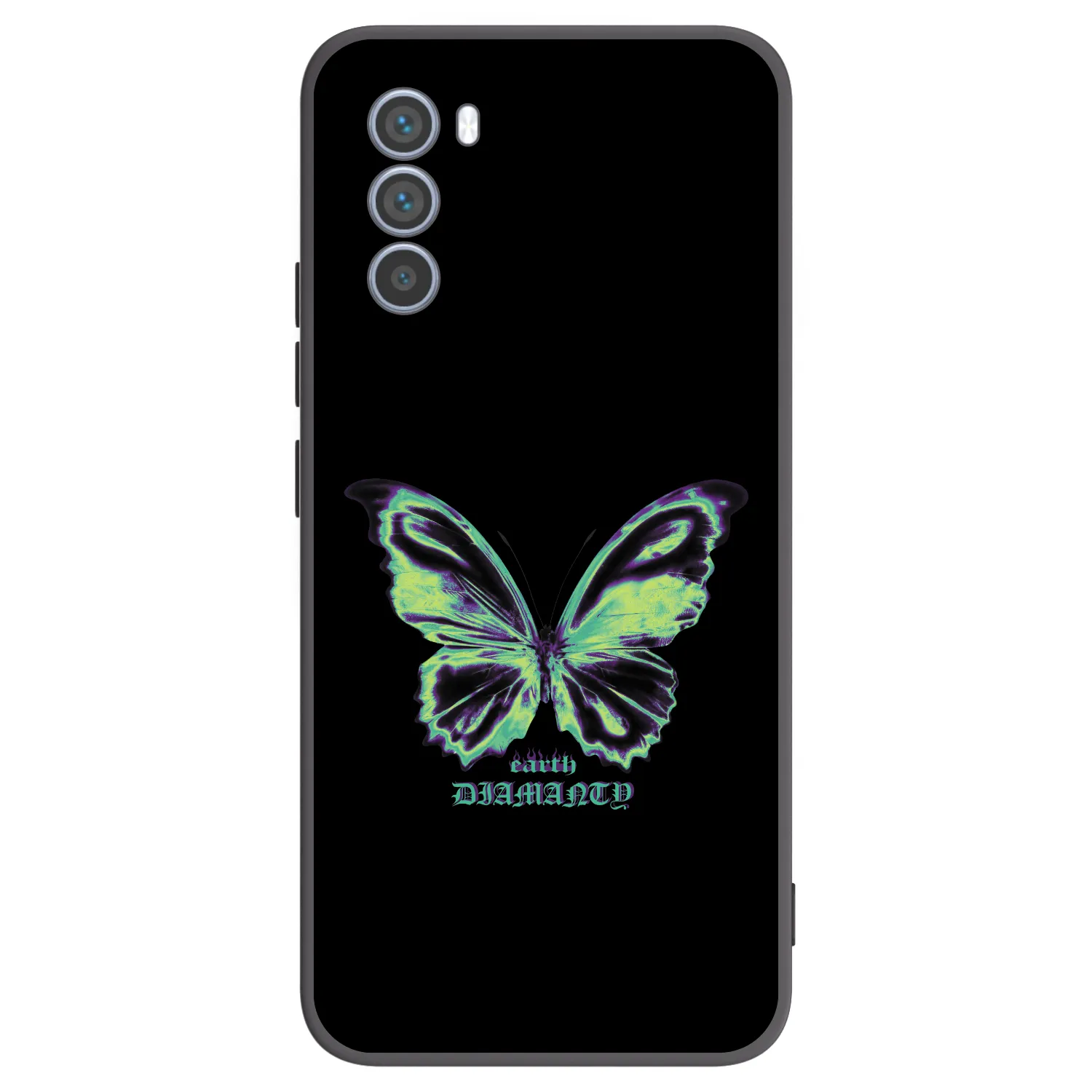 Picasee silikonski črni ovitek za Motorola Moto G62 - Diamanty Blue