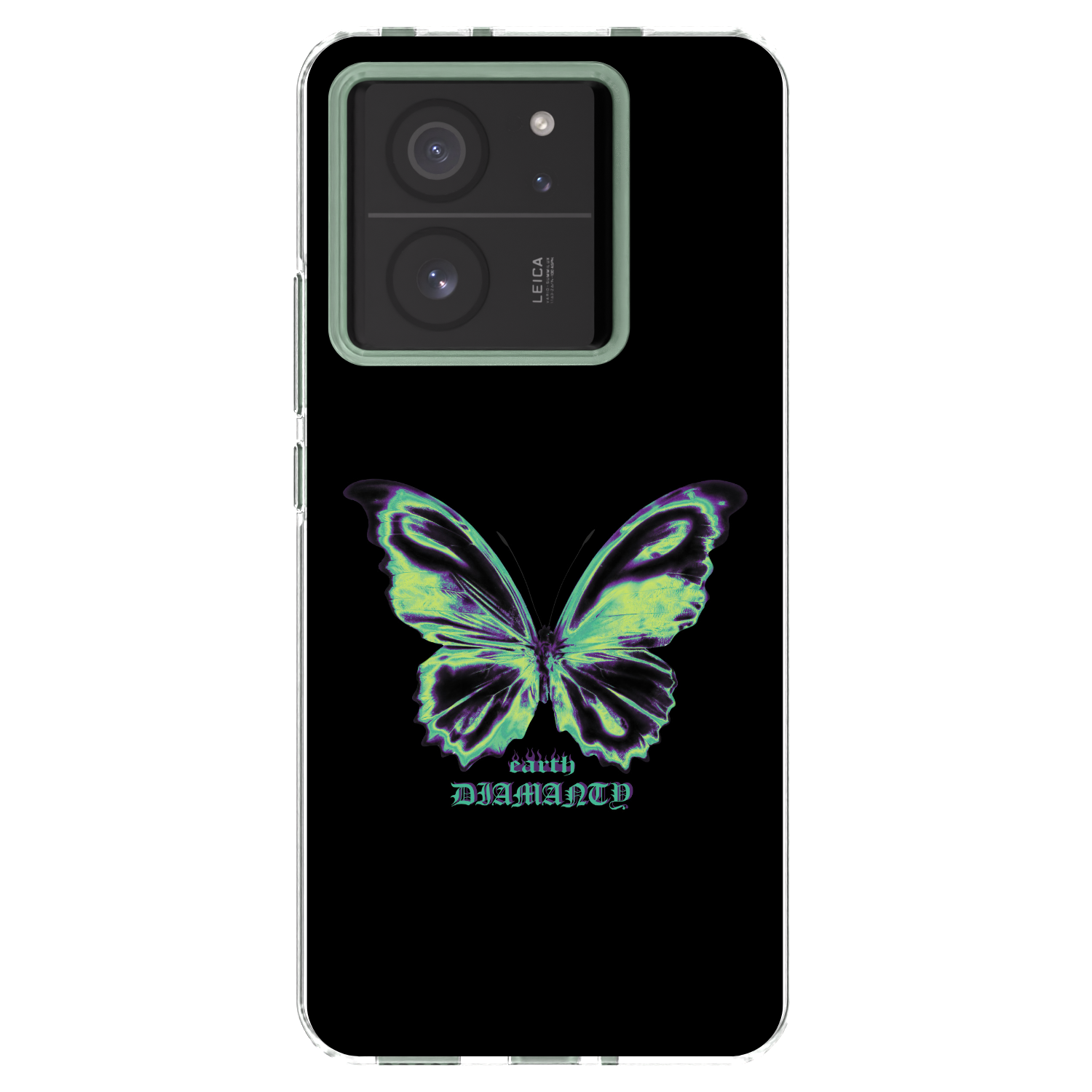 Picasee silikonski prozorni ovitek za Xiaomi 13T - Diamanty Blue