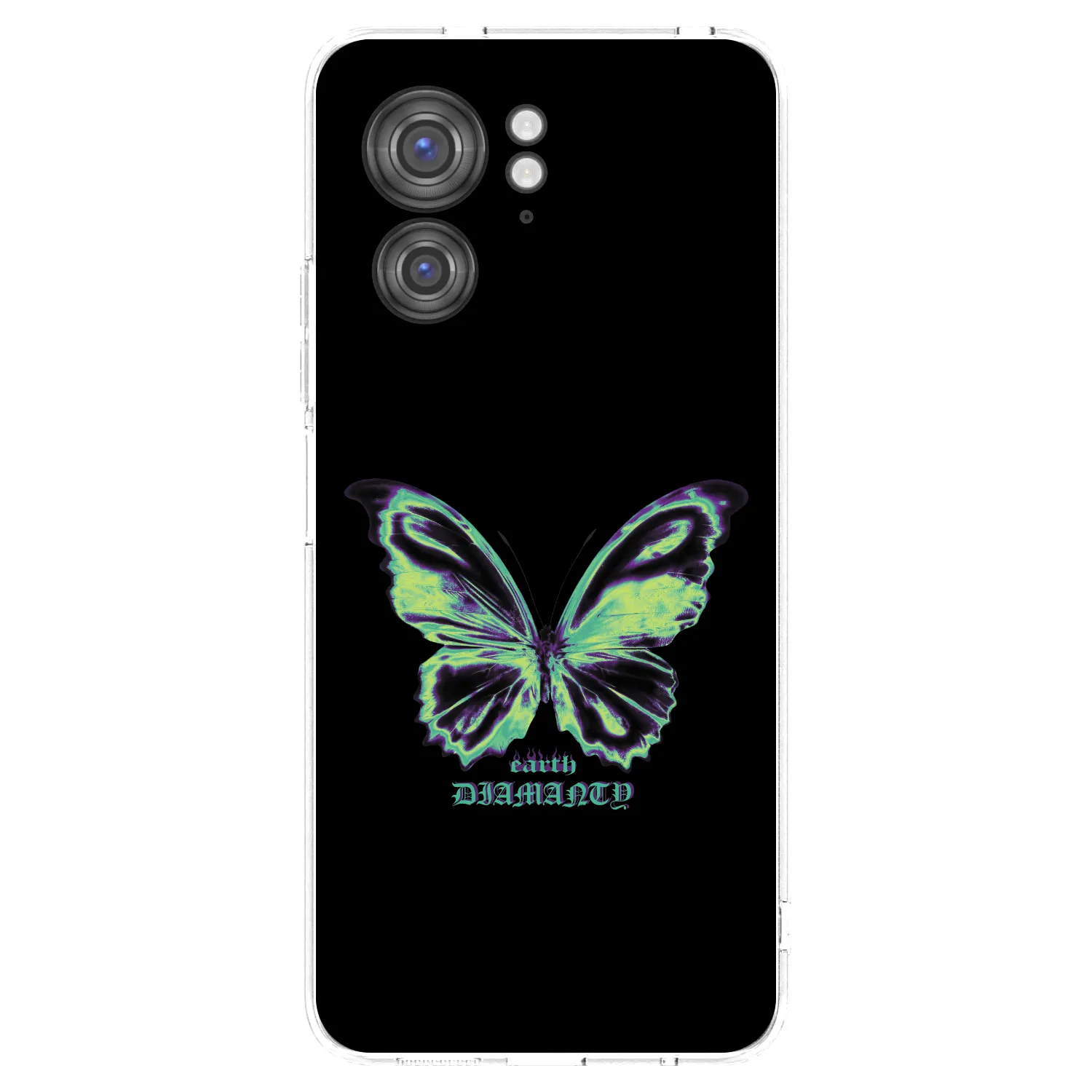 Picasee silikonski prozorni ovitek za Motorola Edge 40 - Diamanty Blue