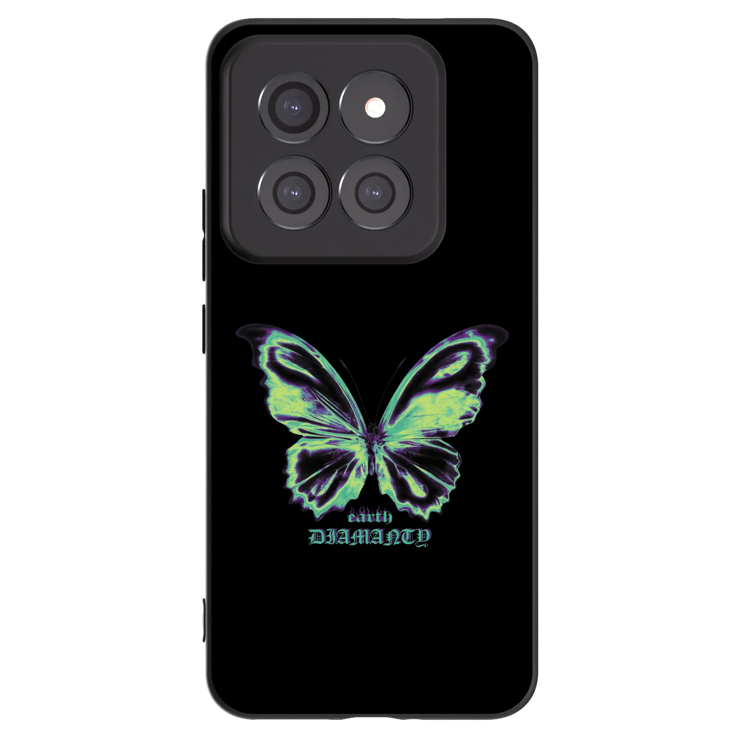 Picasee silikonski črni ovitek za Xiaomi 14 Pro - Diamanty Blue