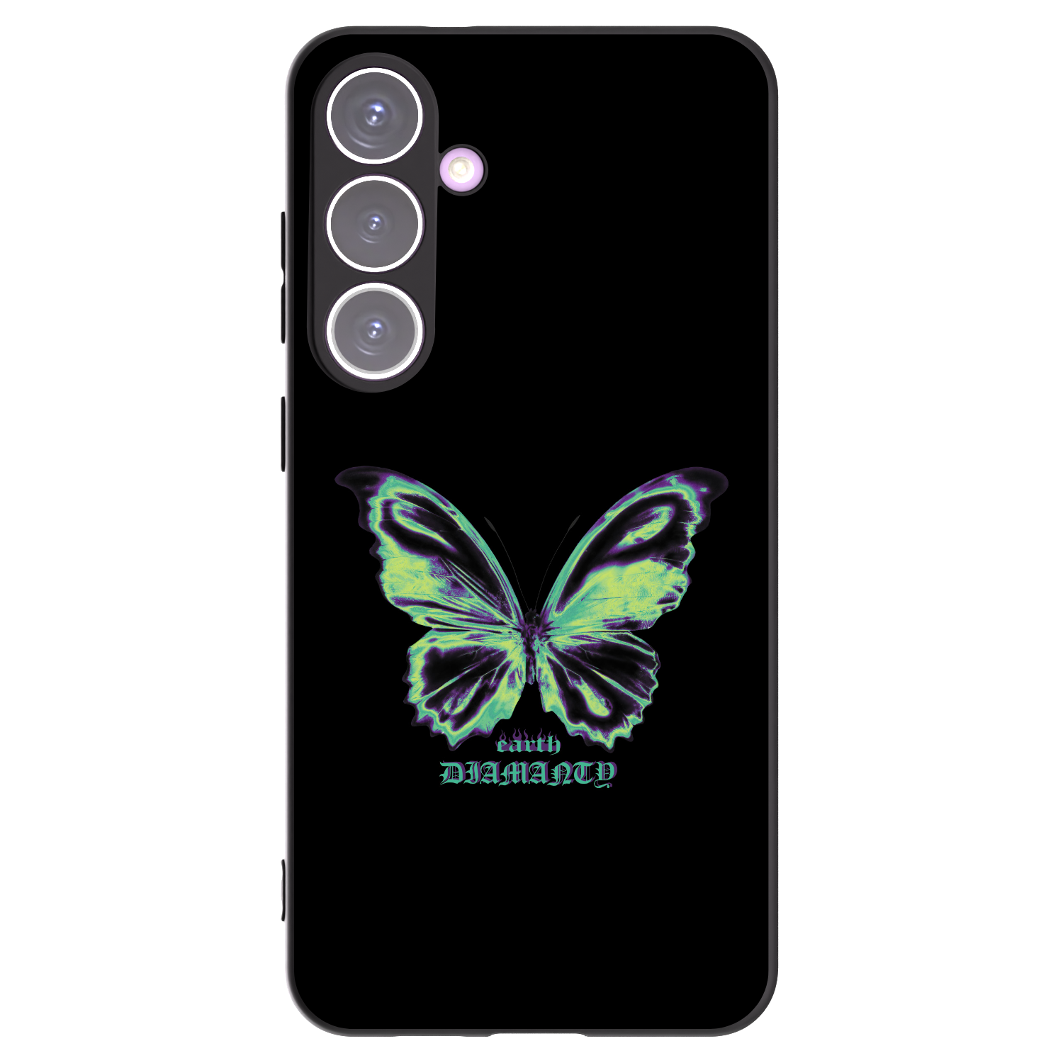 Picasee silikonski črni ovitek za Samsung Galaxy S24+ S926B 5G - Diamanty Blue