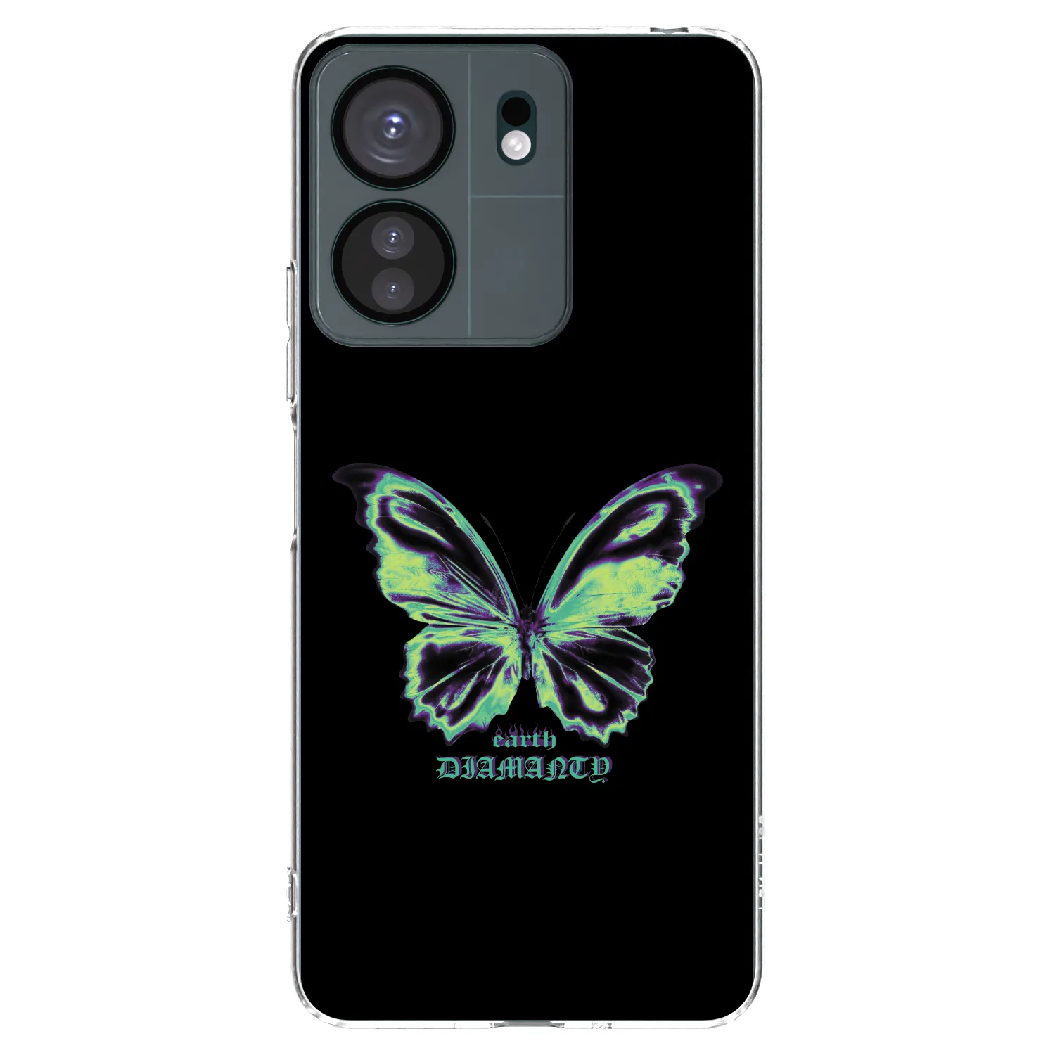 Picasee silikonski prozorni ovitek za Xiaomi Redmi 13C 4G - Diamanty Blue