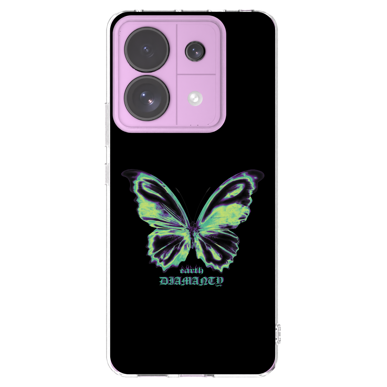 Picasee silikonski prozorni ovitek za Xiaomi Redmi Note 13 Pro 5G - Diamanty Blue