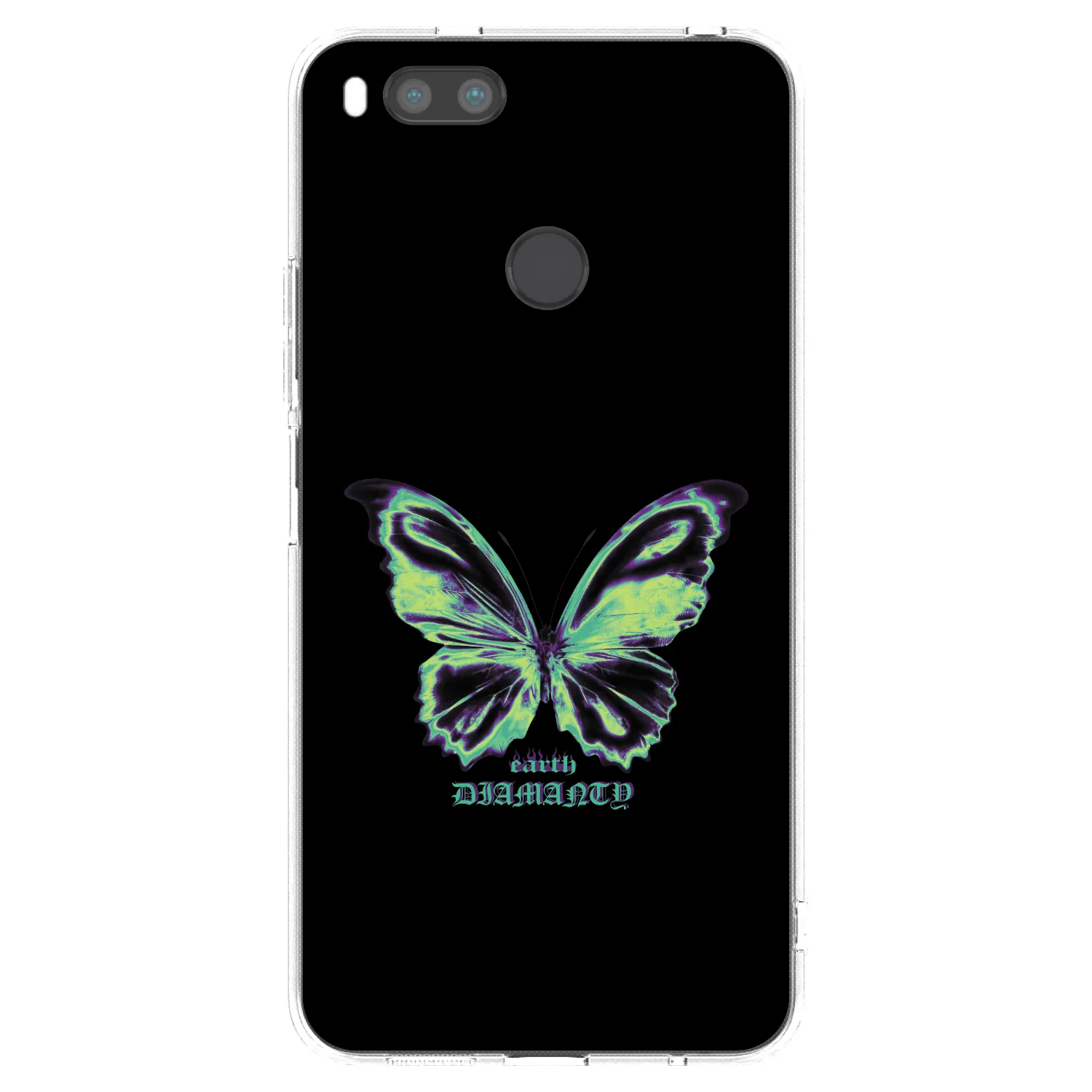 Picasee silikonski prozorni ovitek za Xiaomi Mi A1 Global - Diamanty Blue