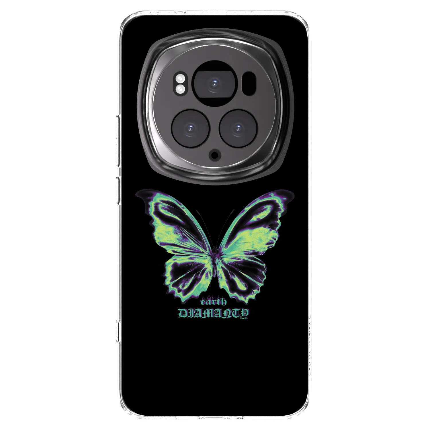 Picasee silikonski prozorni ovitek za Honor Magic6 Pro - Diamanty Blue