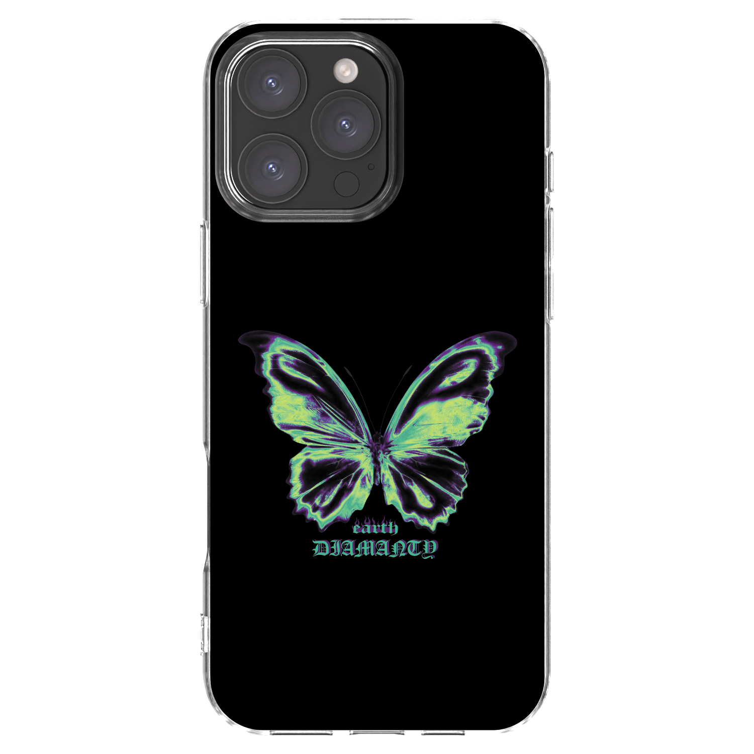 Picasee silikonski prozorni ovitek za Apple iPhone 16 Pro Max - Diamanty Blue