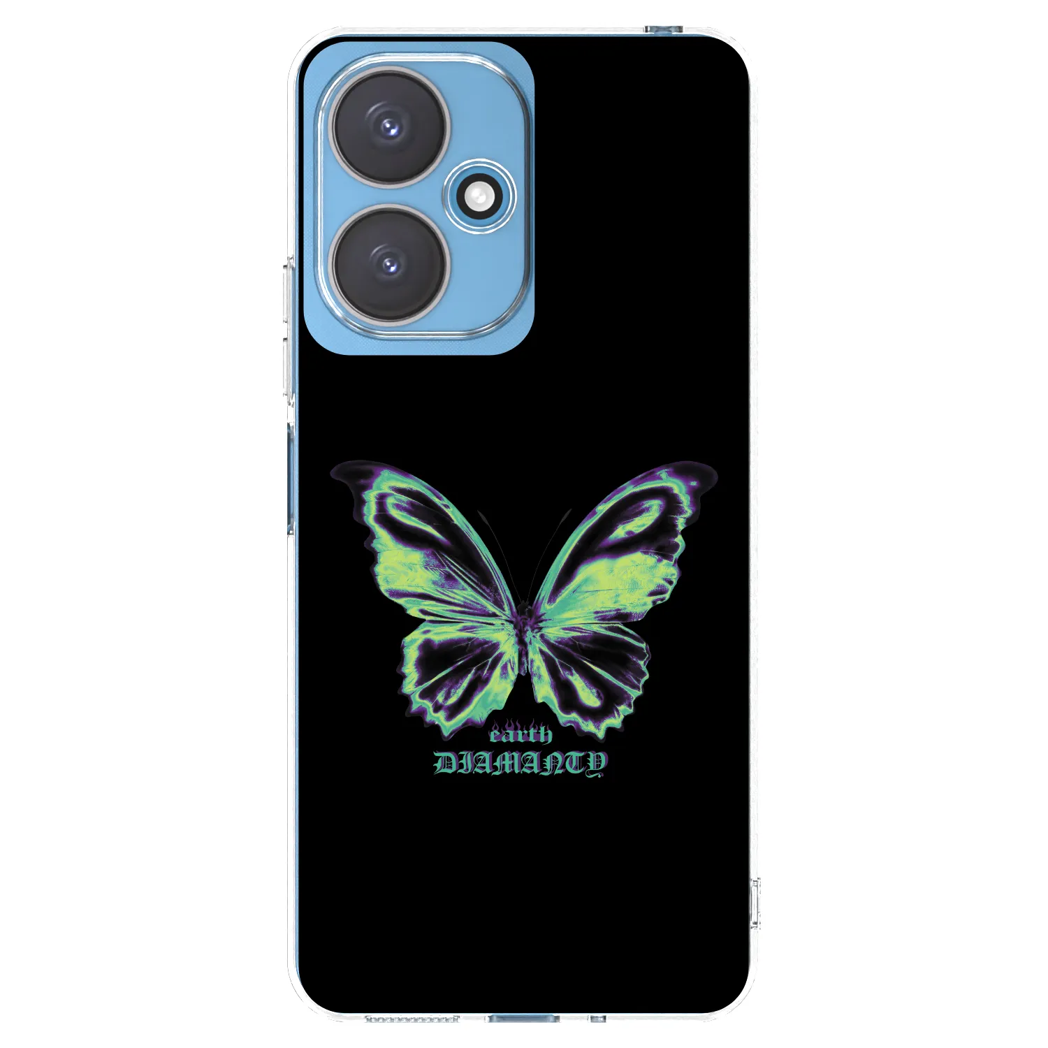 Picasee silikonski prozorni ovitek za Xiaomi Redmi 13C 5G - Diamanty Blue