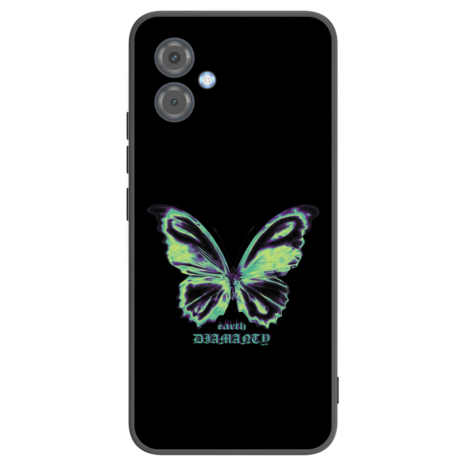 Picasee silikonski črni ovitek za Motorola Moto G14 - Diamanty Blue