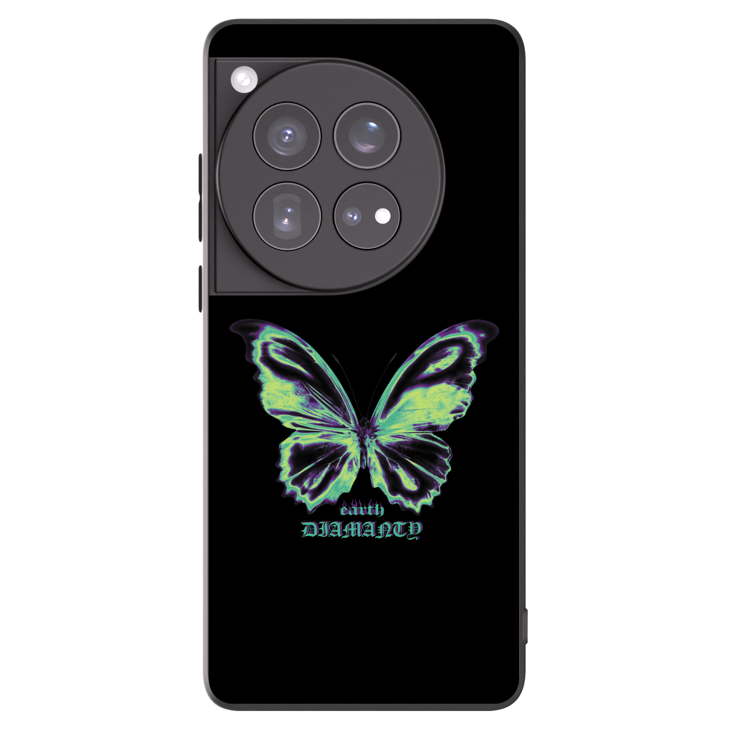 Picasee silikonski črni ovitek za OnePlus 12 5G - Diamanty Blue
