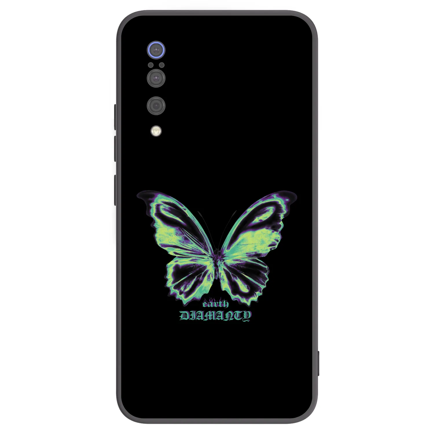 Picasee silikonski črni ovitek za Xiaomi Mi 9 - Diamanty Blue