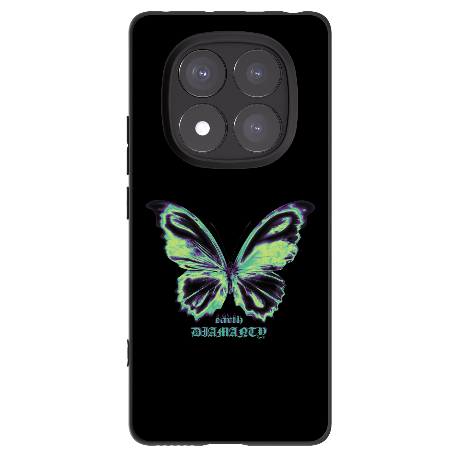 Picasee silikonski črni ovitek za Xiaomi Redmi Note 14 Pro 5G - Diamanty Blue