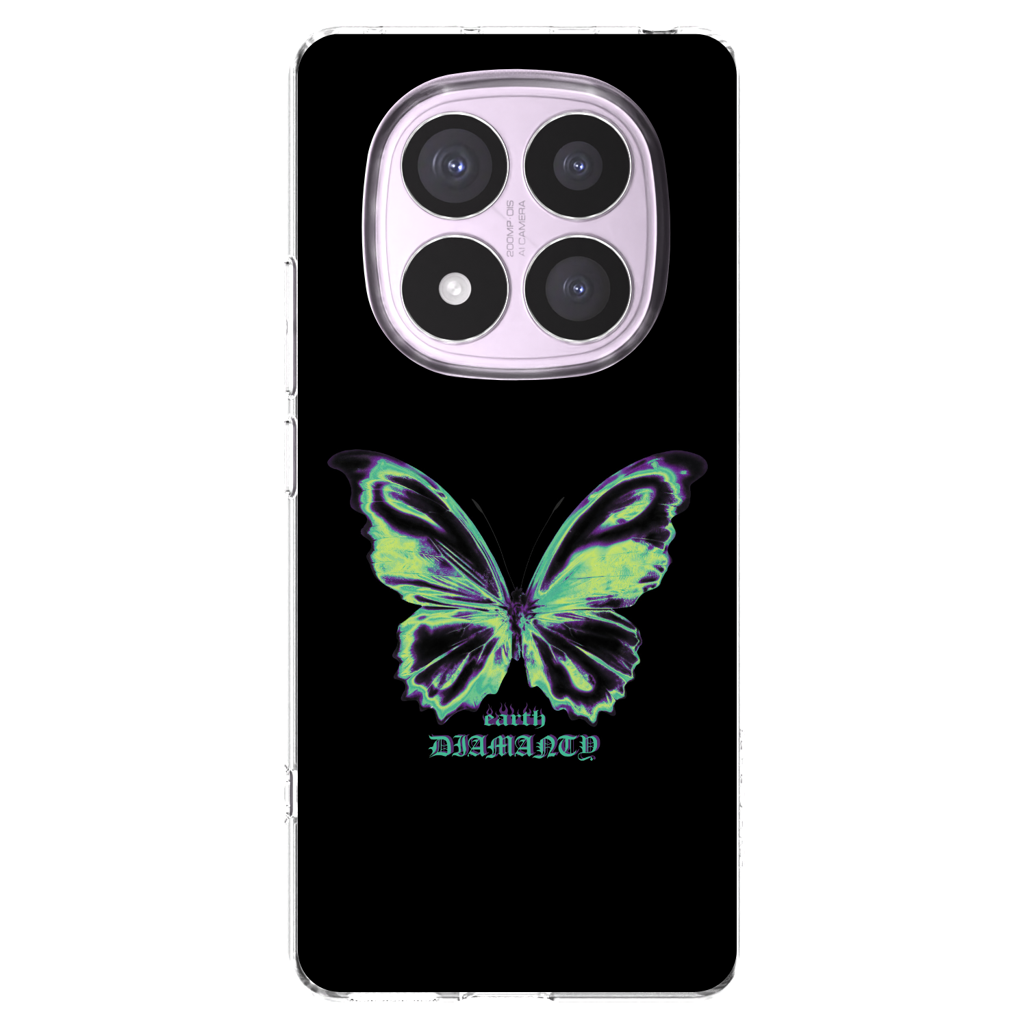 Picasee silikonski prozorni ovitek za Xiaomi Redmi Note 14 Pro 5G - Diamanty Blue