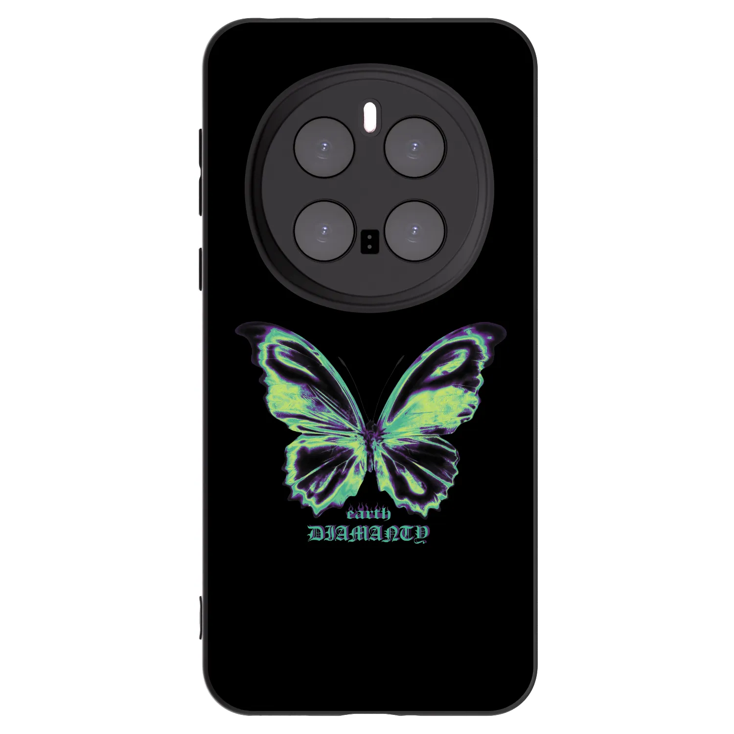 Picasee silikonski črni ovitek za Honor Magic7 Pro 5G - Diamanty Blue