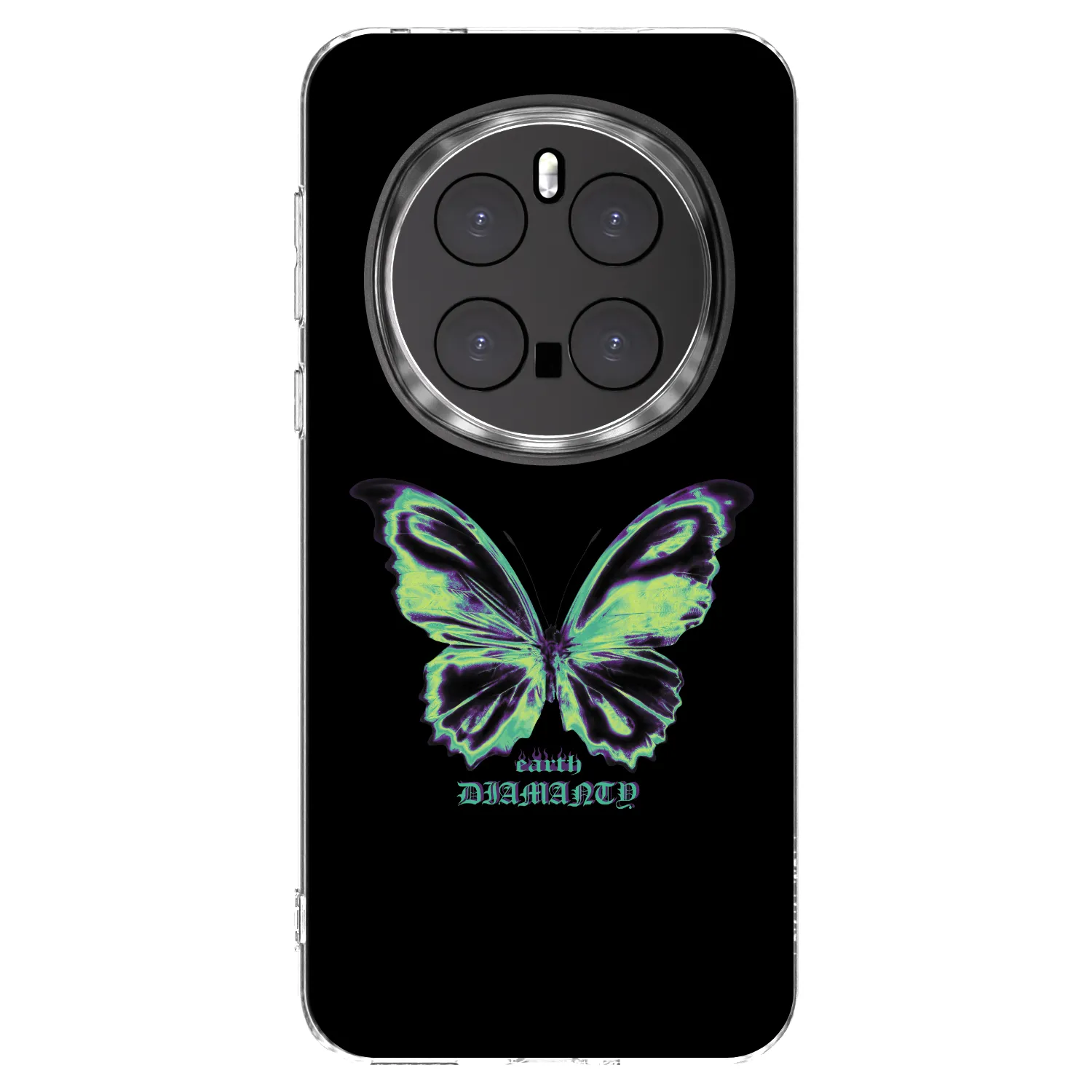 Picasee silikonski prozorni ovitek za Honor Magic7 Pro 5G - Diamanty Blue