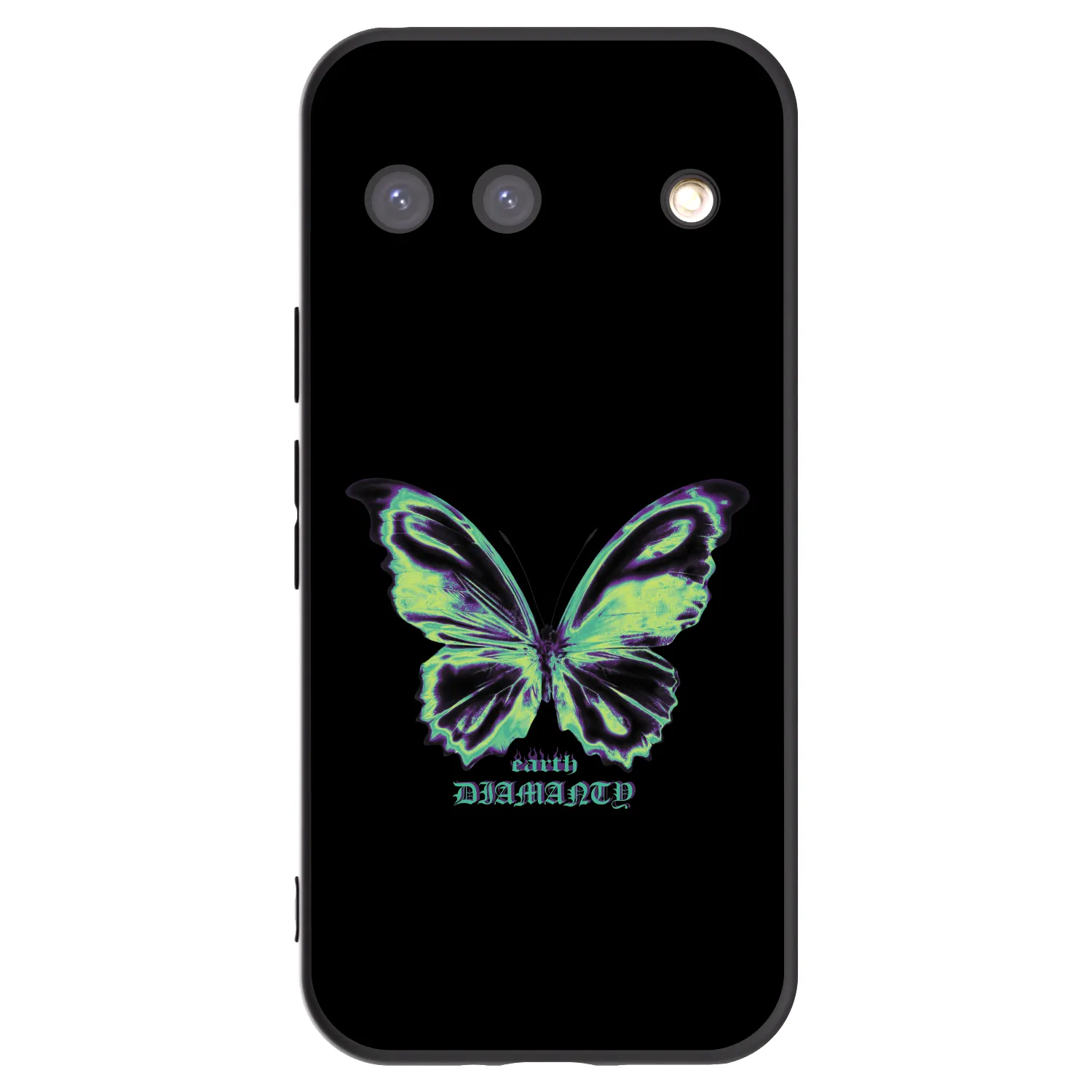 Picasee silikonski črni ovitek za Google Pixel 9 - Diamanty Blue