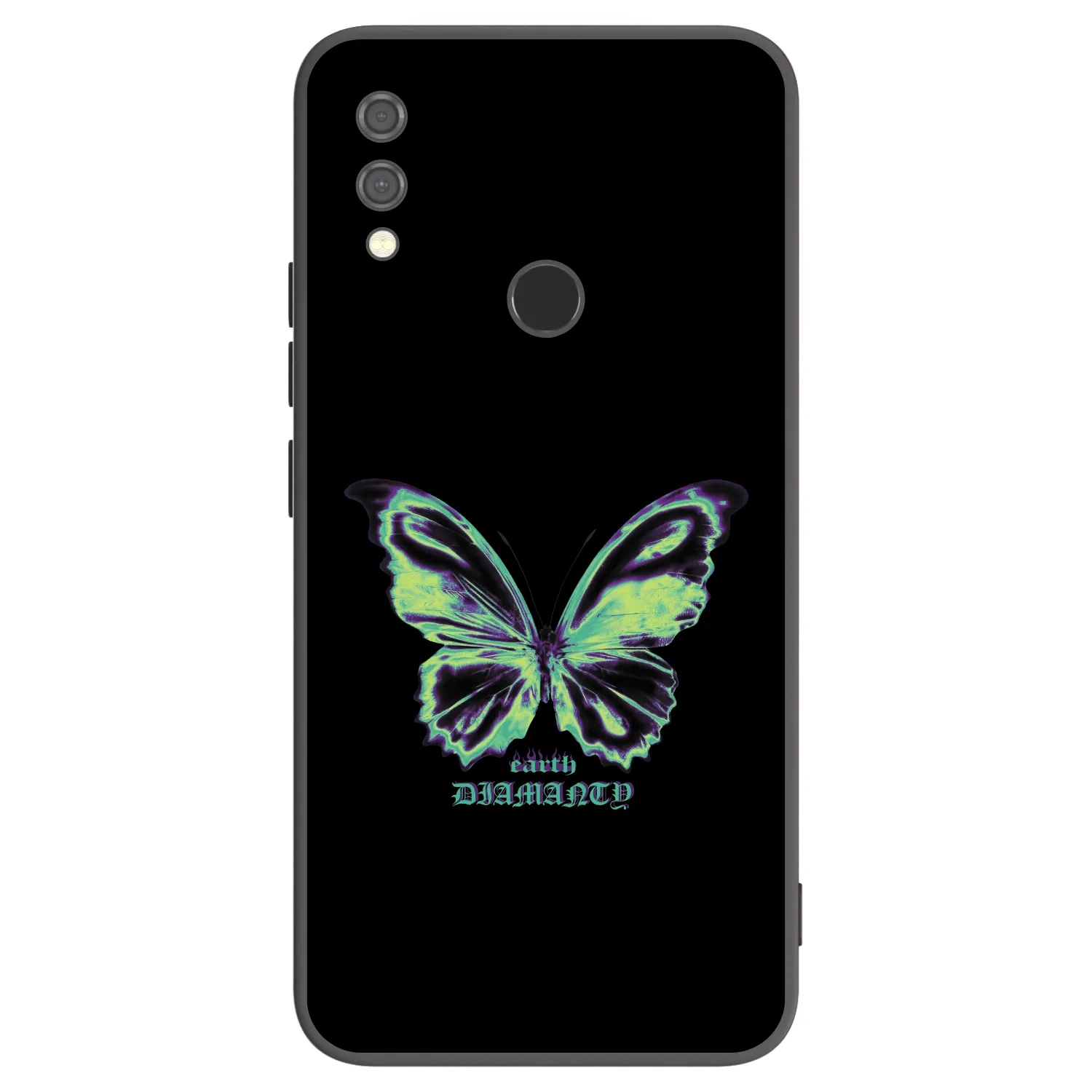 Picasee silikonski črni ovitek za Xiaomi Redmi Note 7 - Diamanty Blue