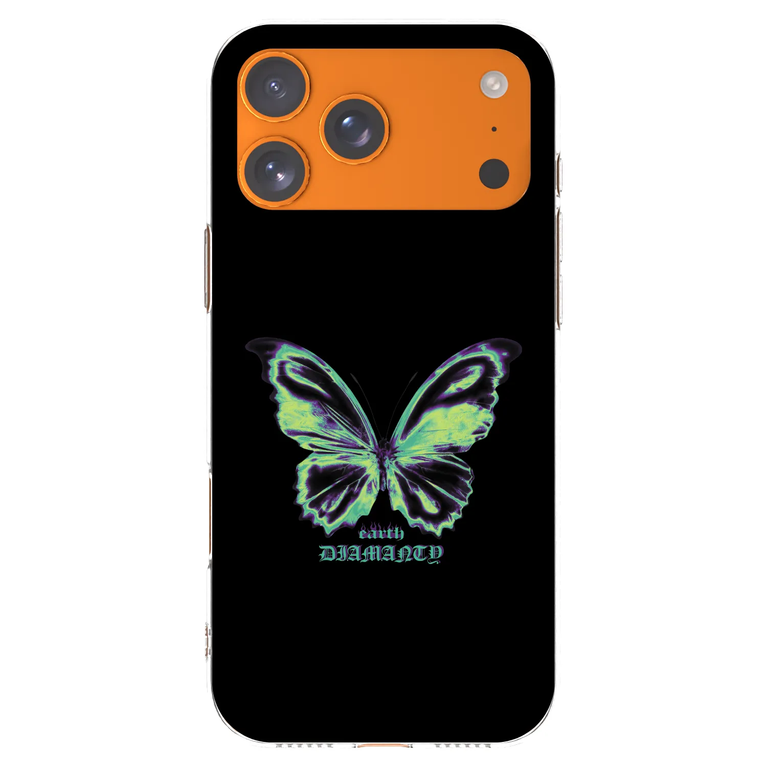 Picasee silikonski prozorni ovitek za Apple iPhone 17 Pro Max - Diamanty Blue