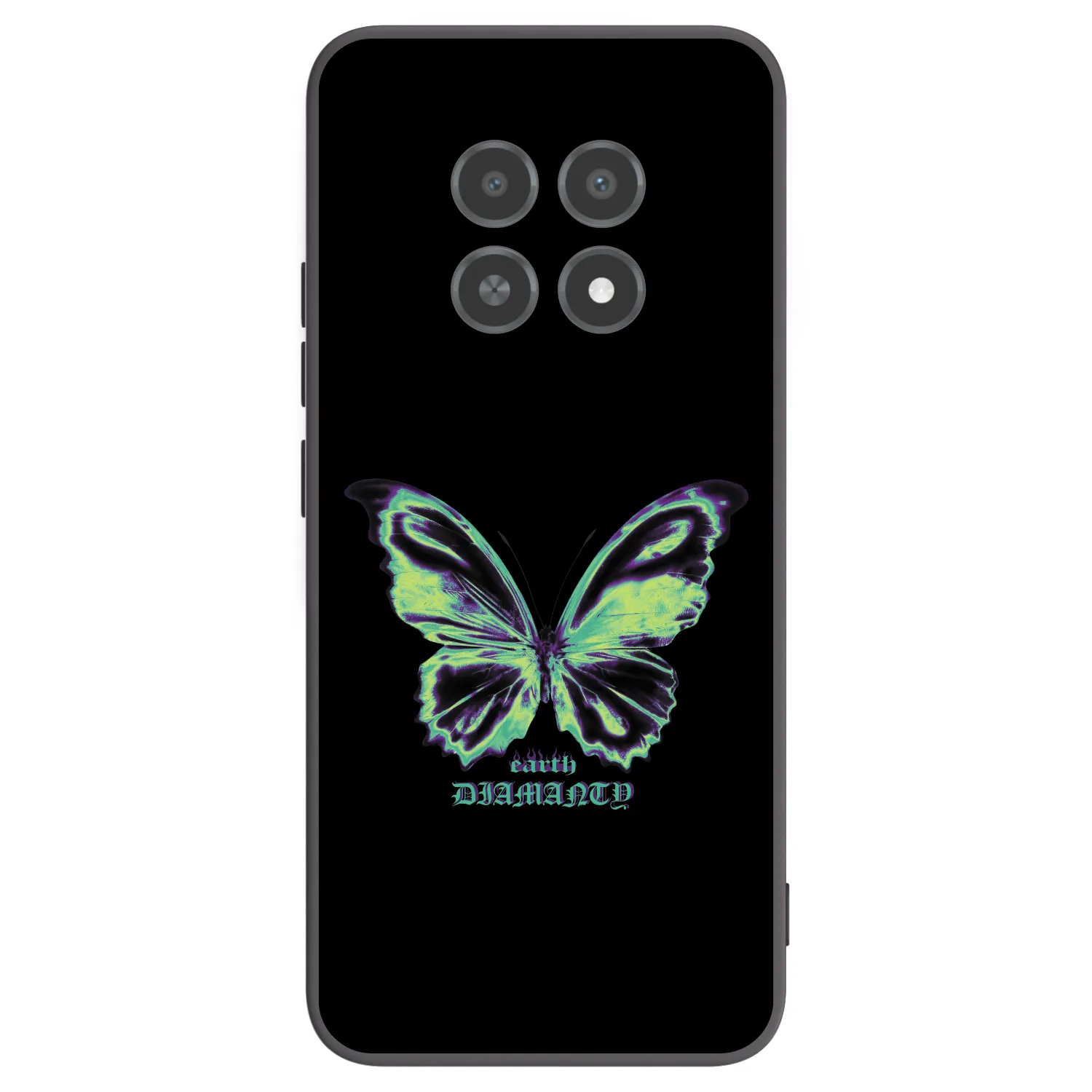 Picasee silikonski črni ovitek za Realme 12X - Diamanty Blue
