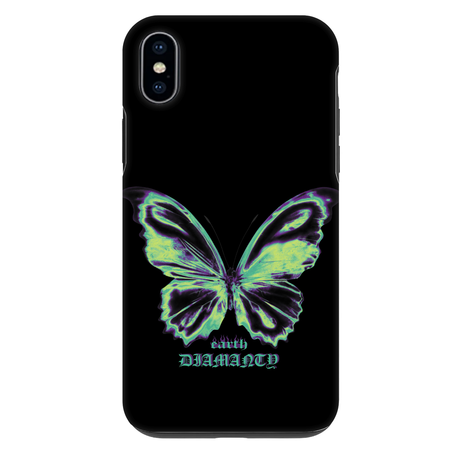 Picasee Fashion Case za Apple iPhone XS Max - Diamanty Blue
